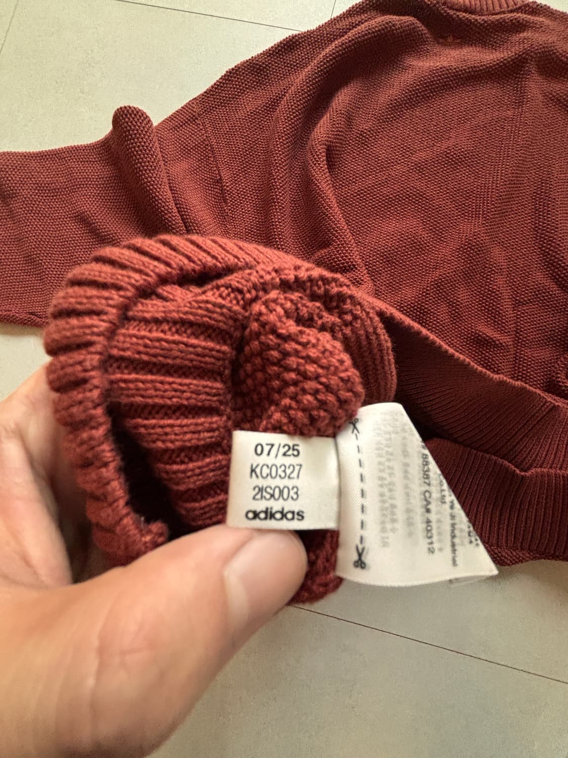 adidas × Song for the Mute 니트 스웨터 와일드세피아 상품이미지10