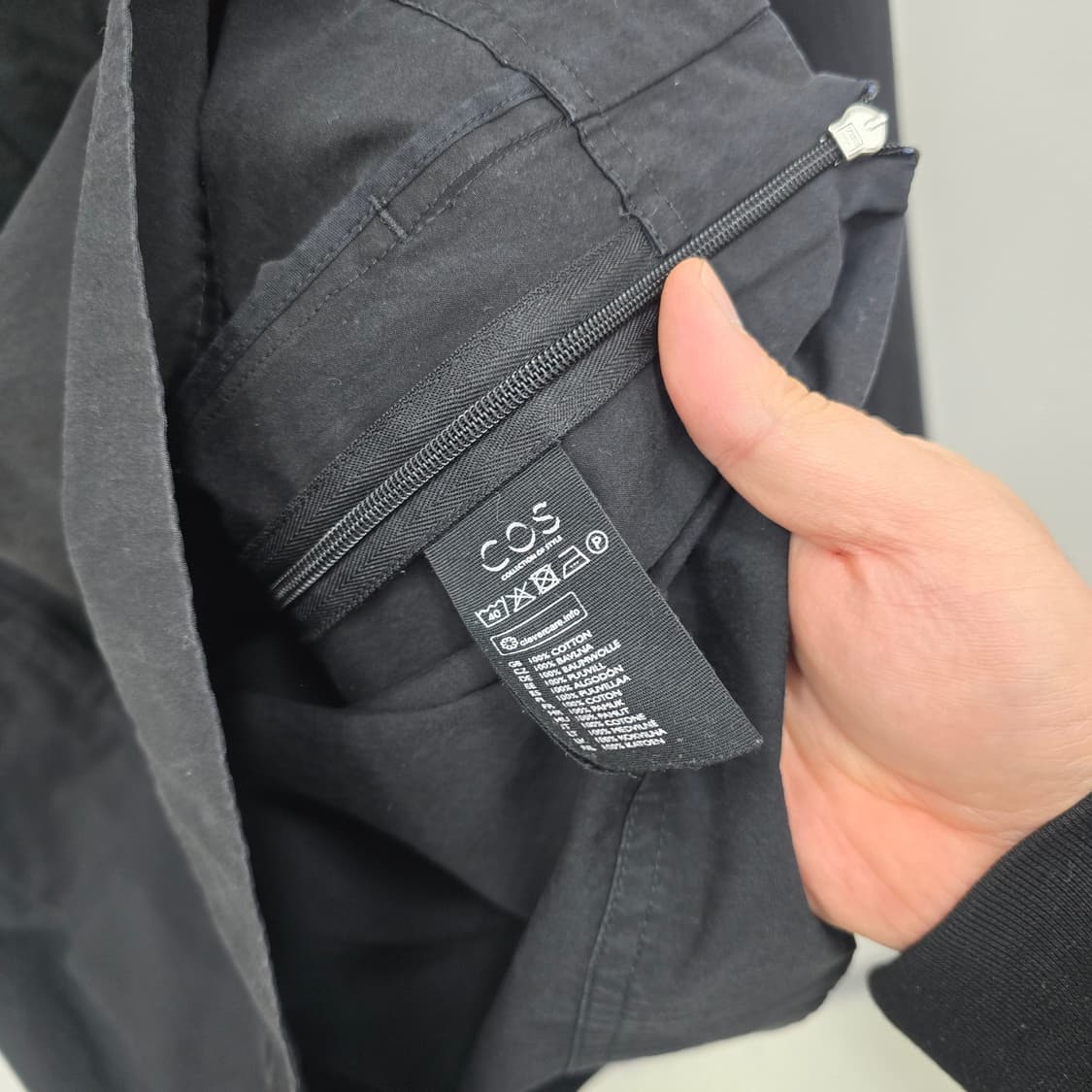 코스 블랙 후드 아노락 상품이미지7