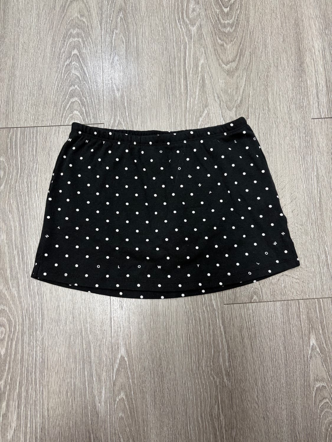 [GLOWNY] WILD MINI SKIRT (ONYX FLECK) 상품이미지1