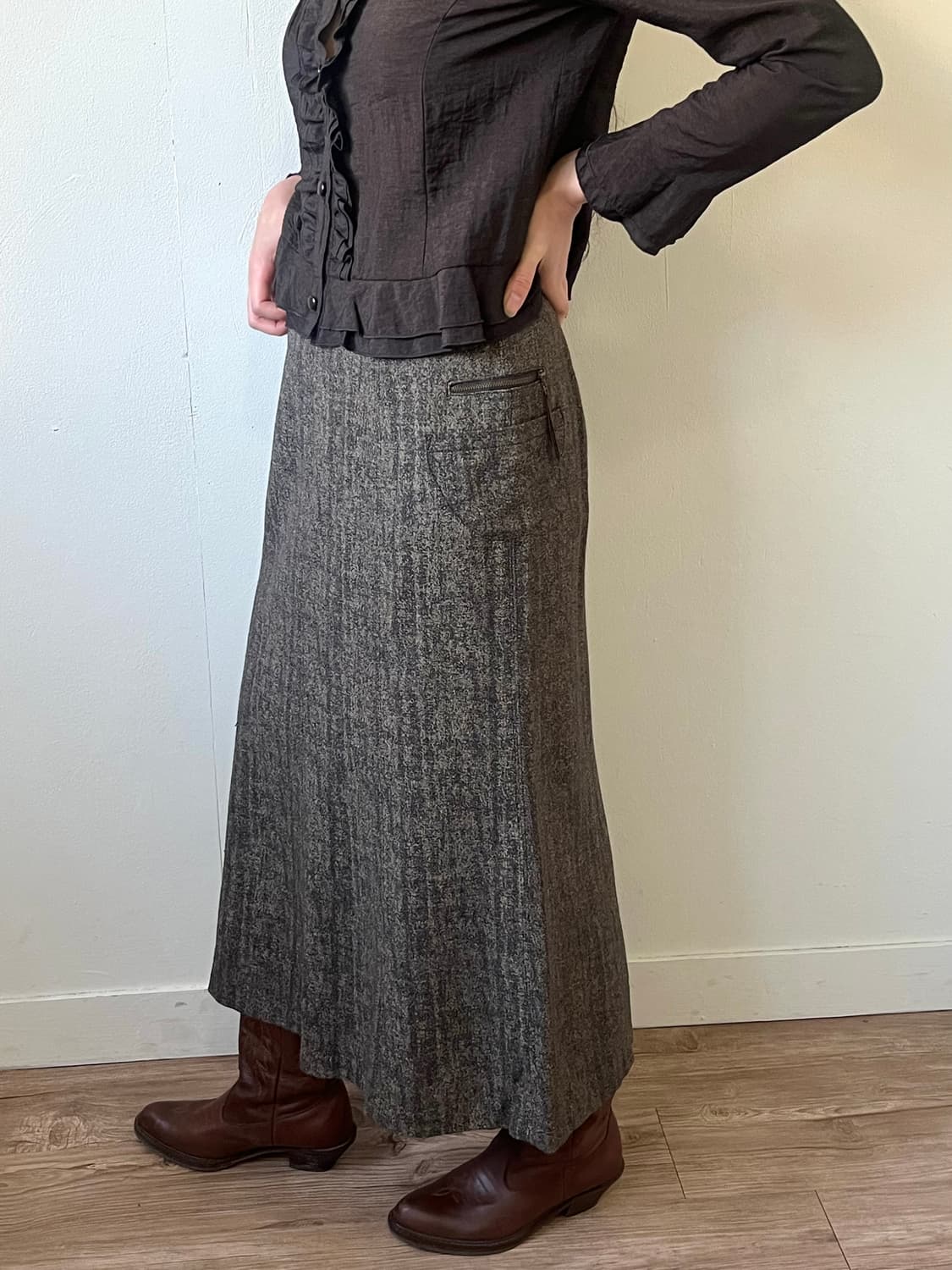 APHRODITE 사이드 포켓 스커트 상품이미지5