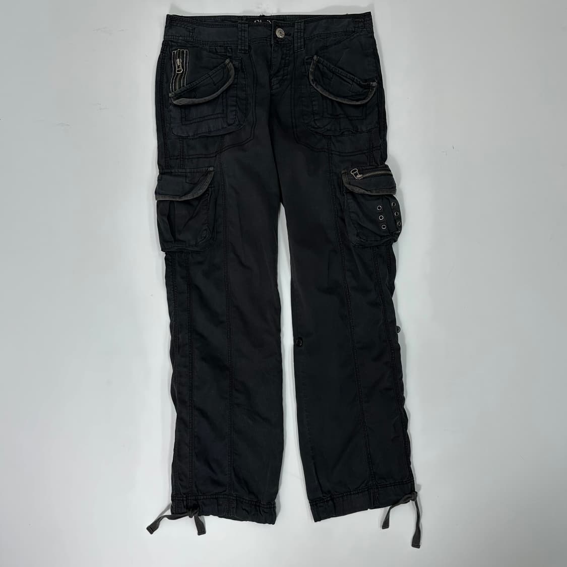 Black y2k cargo pants 상품이미지5