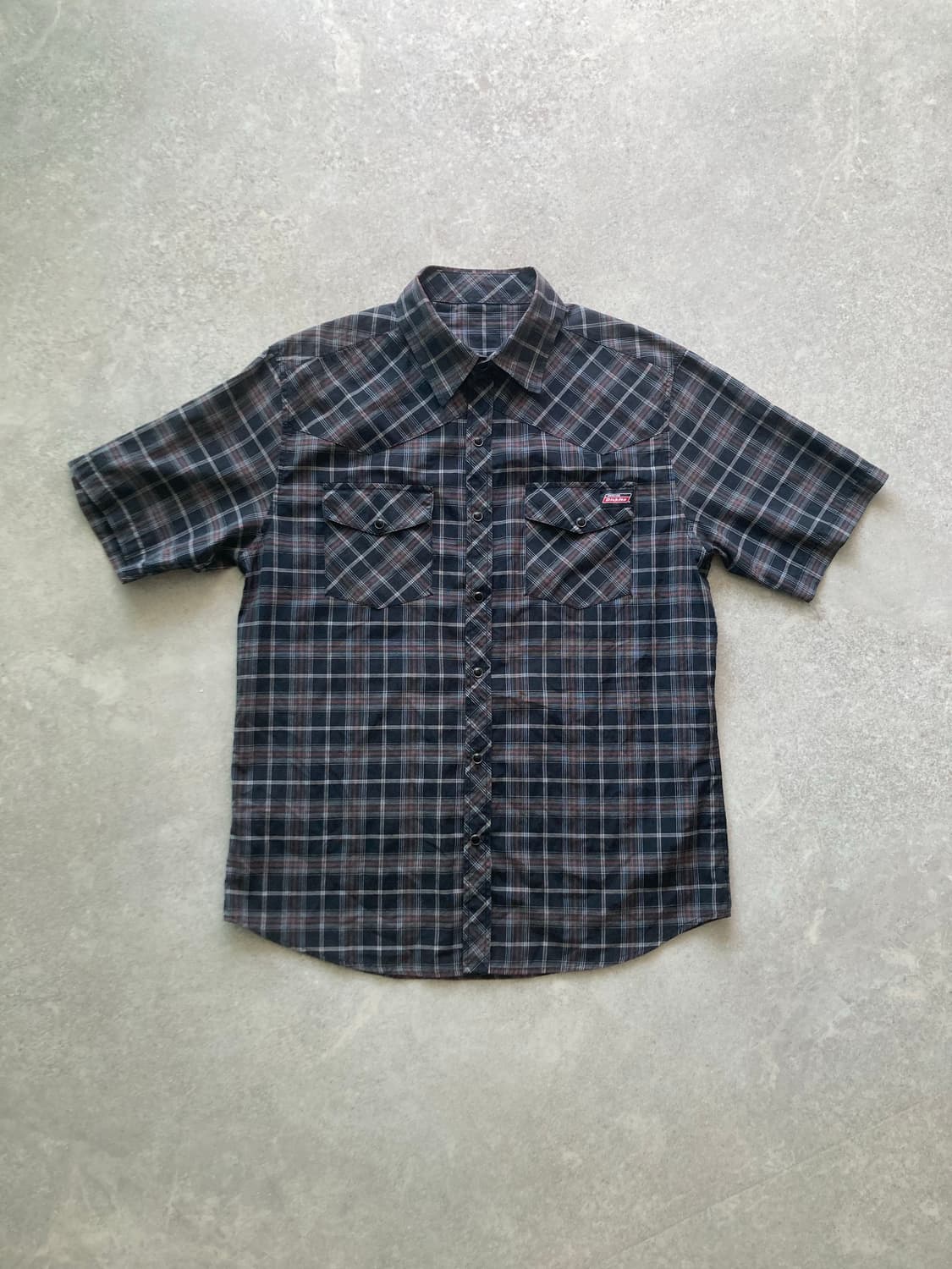Dickies 디키즈 반팔 웨스턴 체크셔츠 상품이미지1