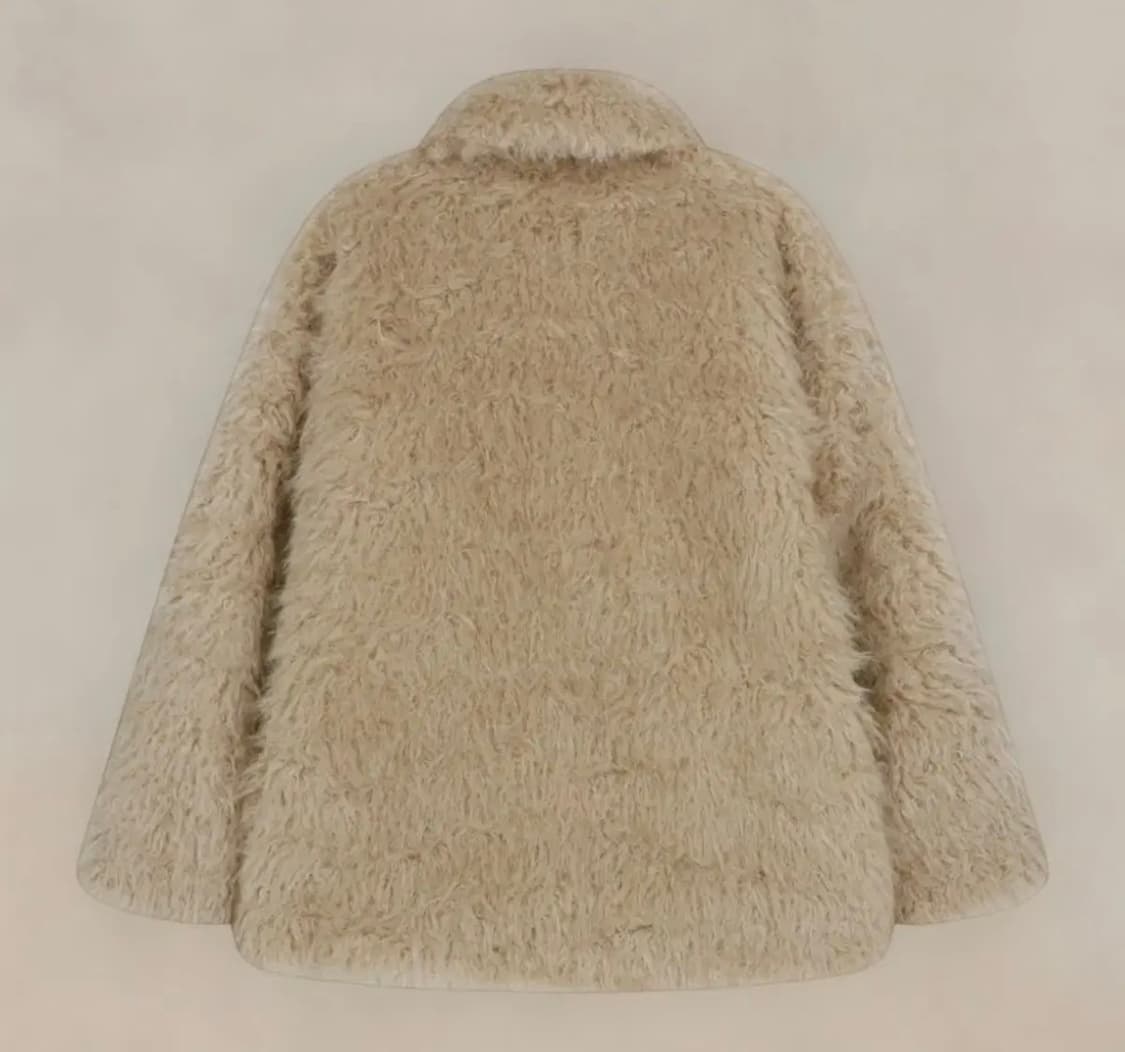 아비에무아 퍼 자켓 베이지 상품이미지2