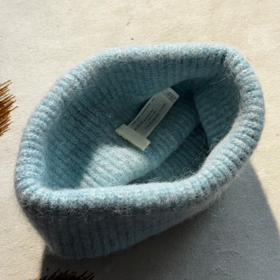 Arket 아르켓 알파카 비니 스카이블루 (OS) 상품이미지3