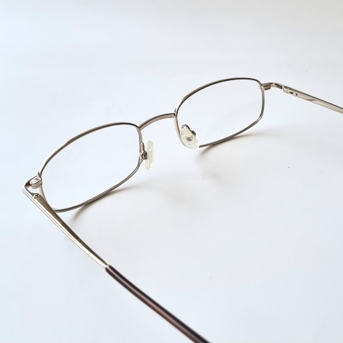 데드스탁 긱시크 슬림 메탈 타원형 실버 안경테 701 상품이미지4