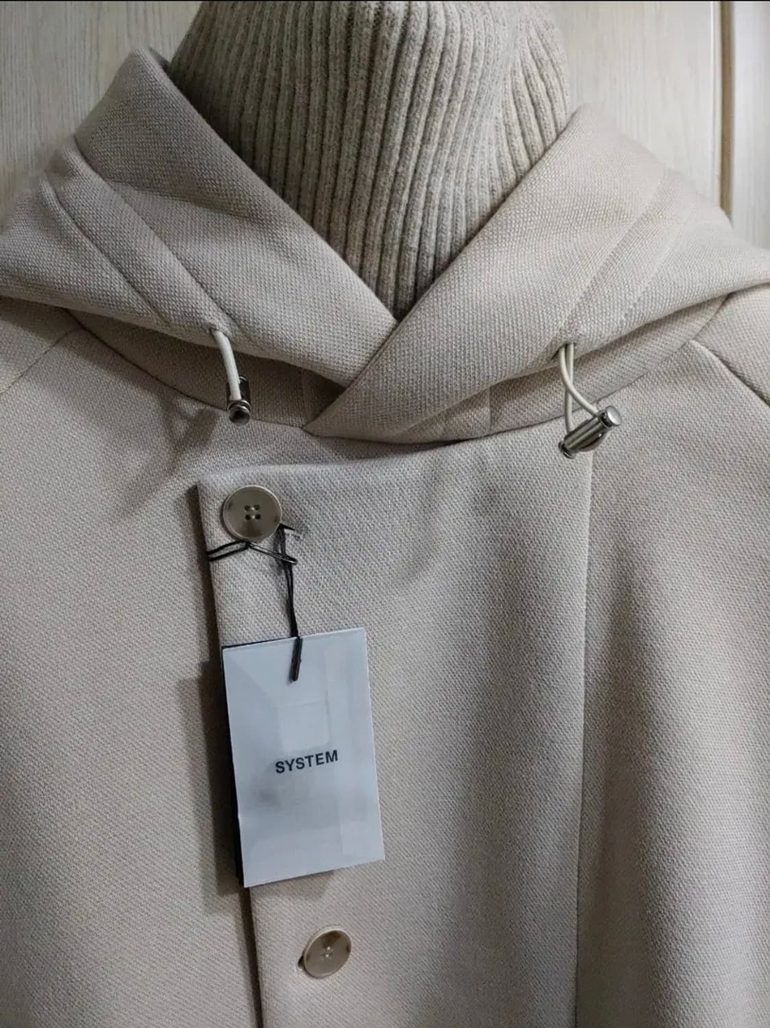 새상품) 택달린 시스템 옴므 목폴라 니팅 후드 맨투맨 티셔츠 타임 솔리드 상품이미지5