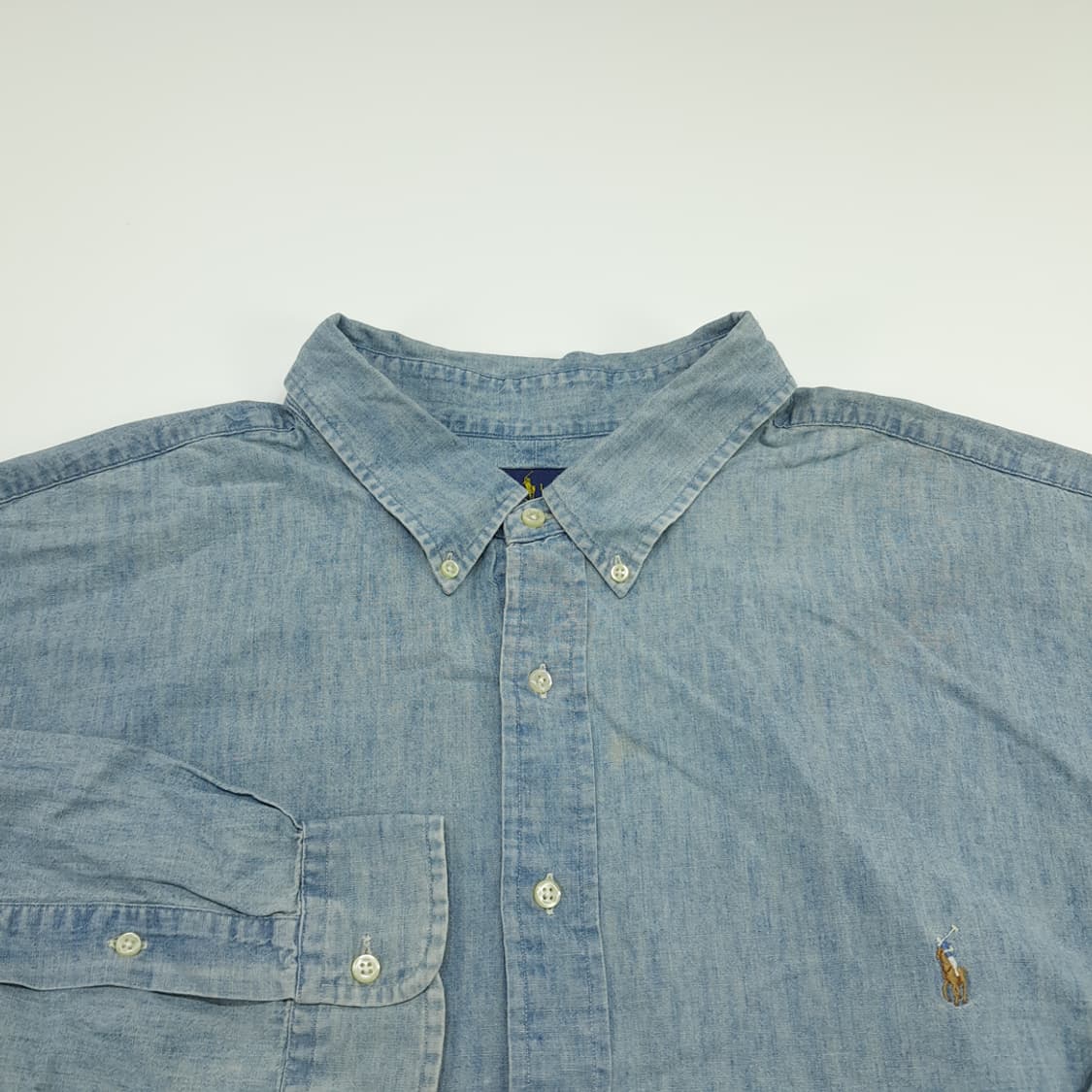 CN740 4XB 폴로 랄프로렌 샴브레이 긴팔 셔츠 남방 상품이미지3