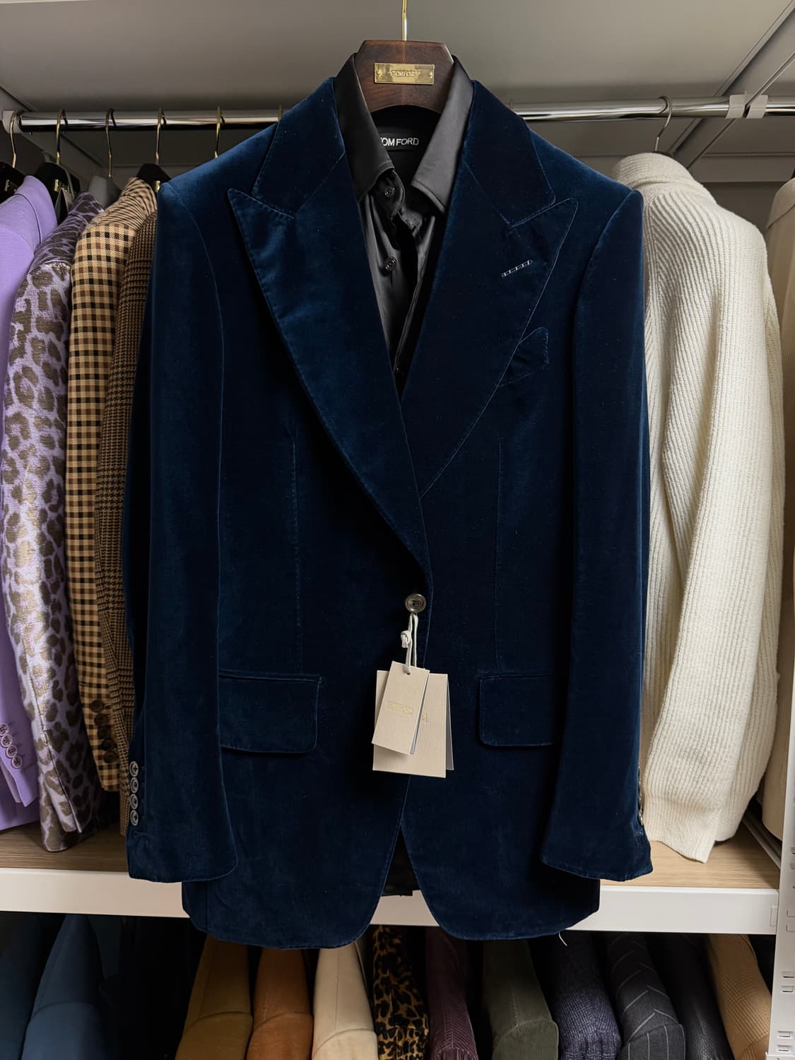 (새상품,강추👍)톰포드 아티쿠스 벨벳 블레이져 자켓 수트 상품이미지1