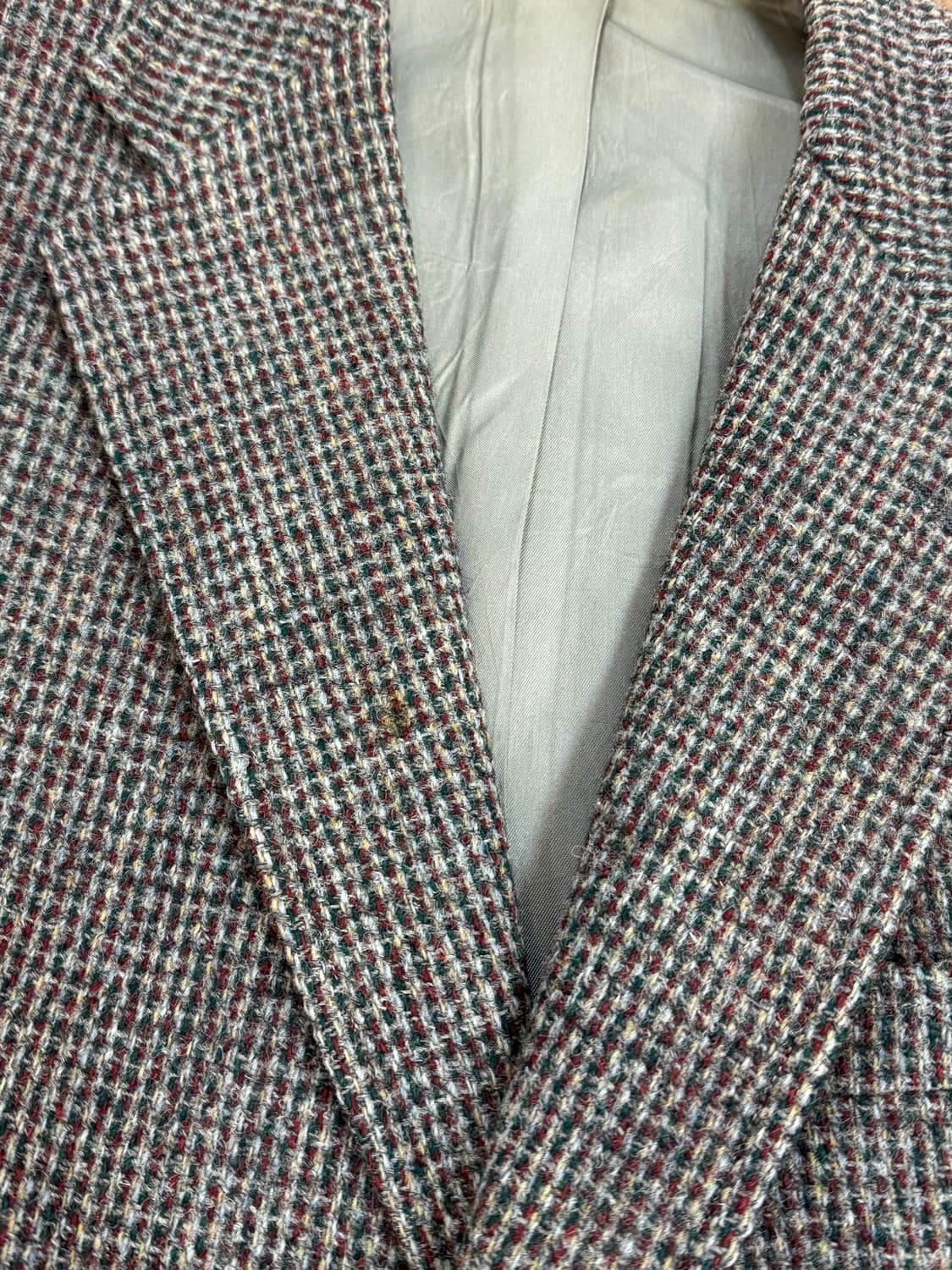 메이드인USA 해리스트위드 체크 울 자켓 상품이미지7