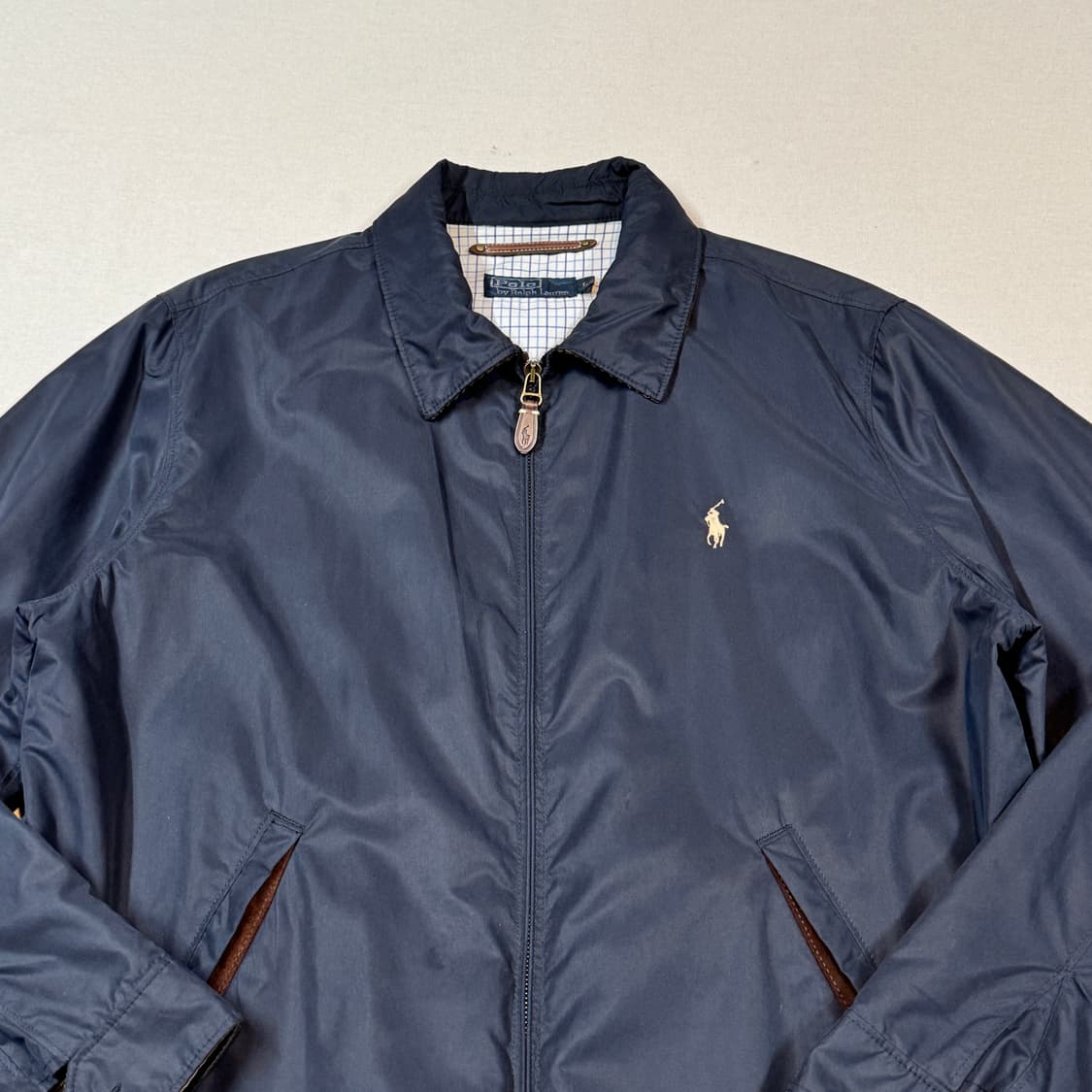 L) 폴로 랄프로렌 네이비 블루종 바람막이 자켓 봄가을용 상품이미지3