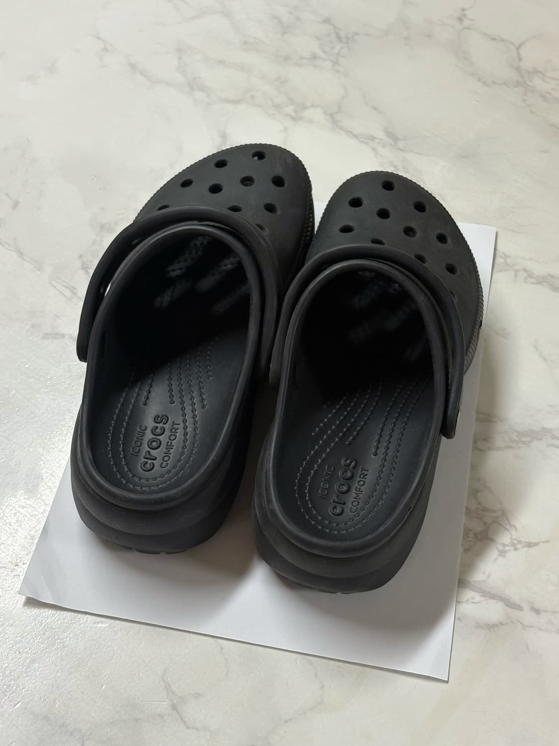 크록스 클래식 플랫폼 클로그 블랙 상품이미지6