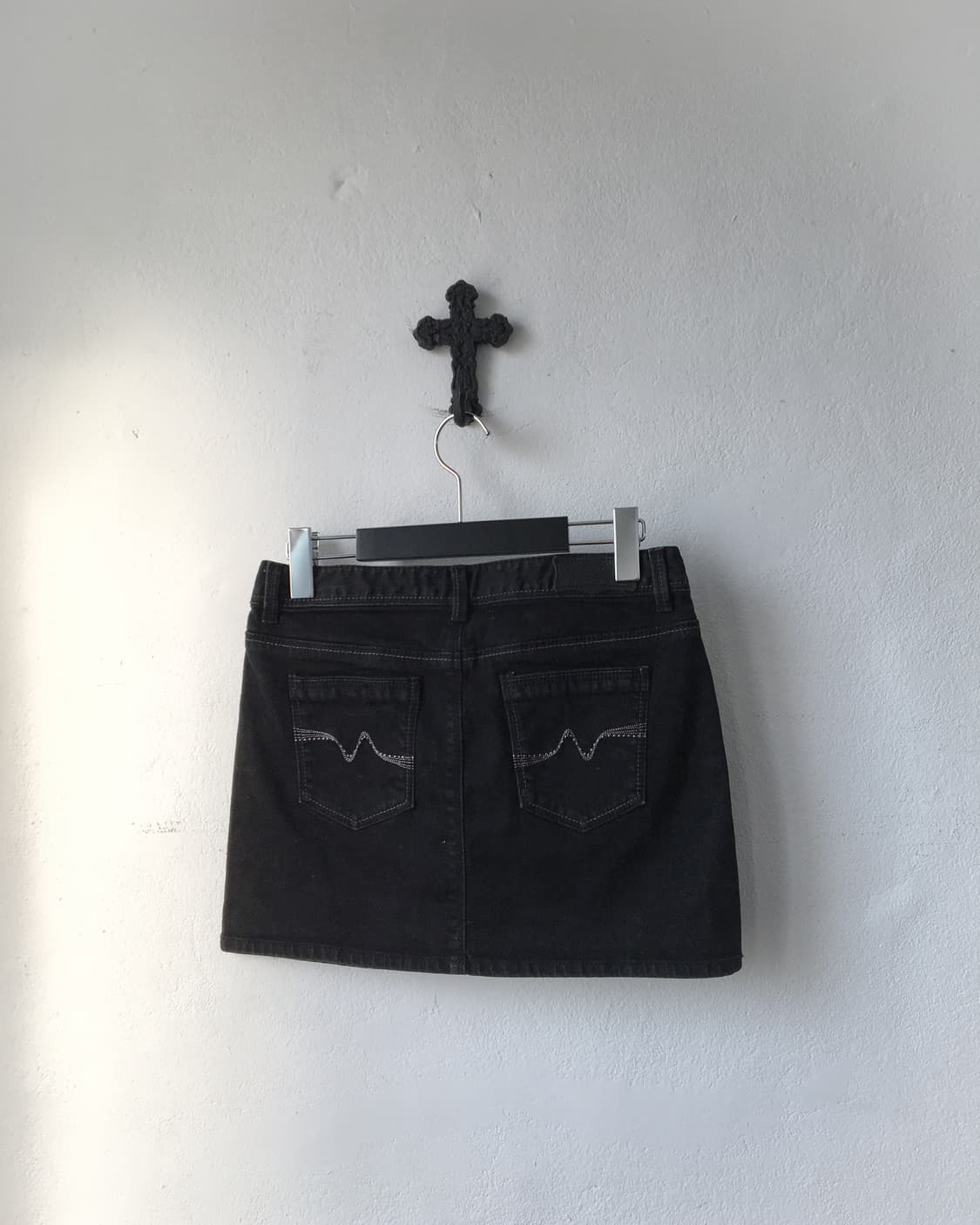 Back pocket point mini skirt 상품이미지1