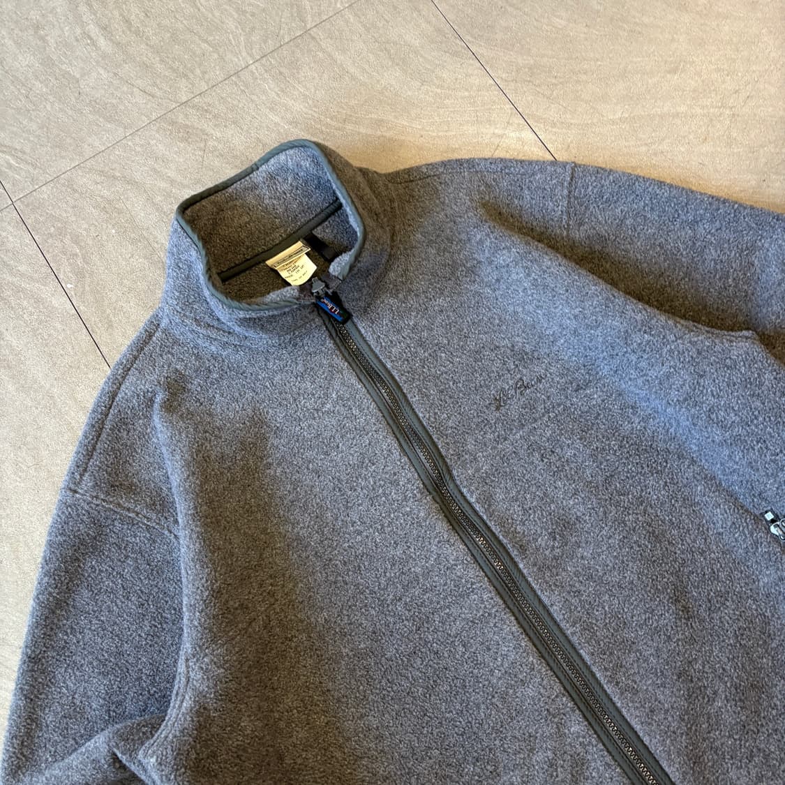 90s L.L.bean 90년대 미국 생산 엘엘빈 그레이 신칠라 플리스  상품이미지2