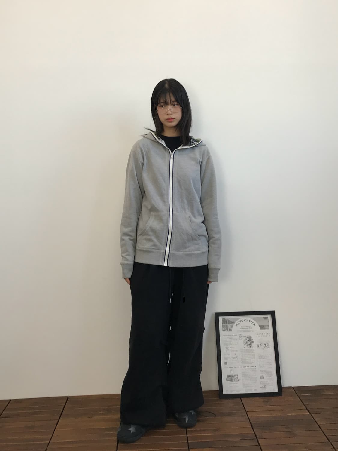 Movenpick Check Lined Zip Hoodie 상품이미지1
