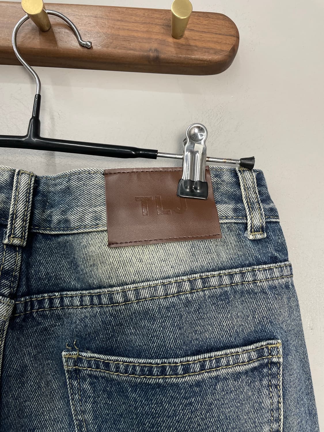 빈티지 워싱 데님 팬츠 H1955 상품이미지5