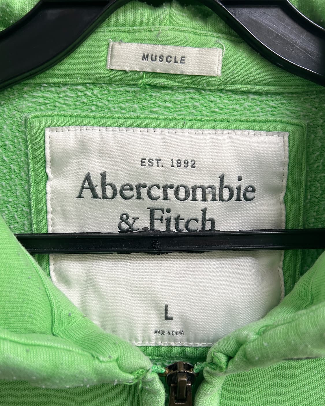 아베크롬비 FITCH 아치 로고 후드집업 상품이미지3