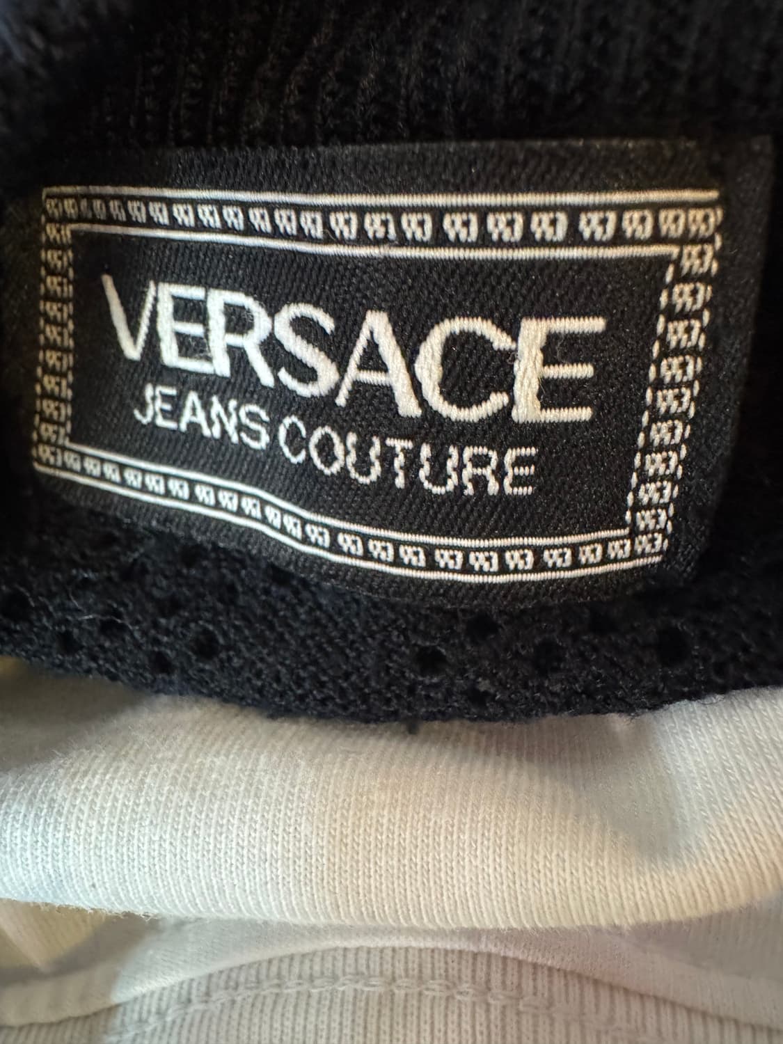 빈티지 베르사체 진스 쿠튀르 레터링펀칭니트100-105 상품이미지5