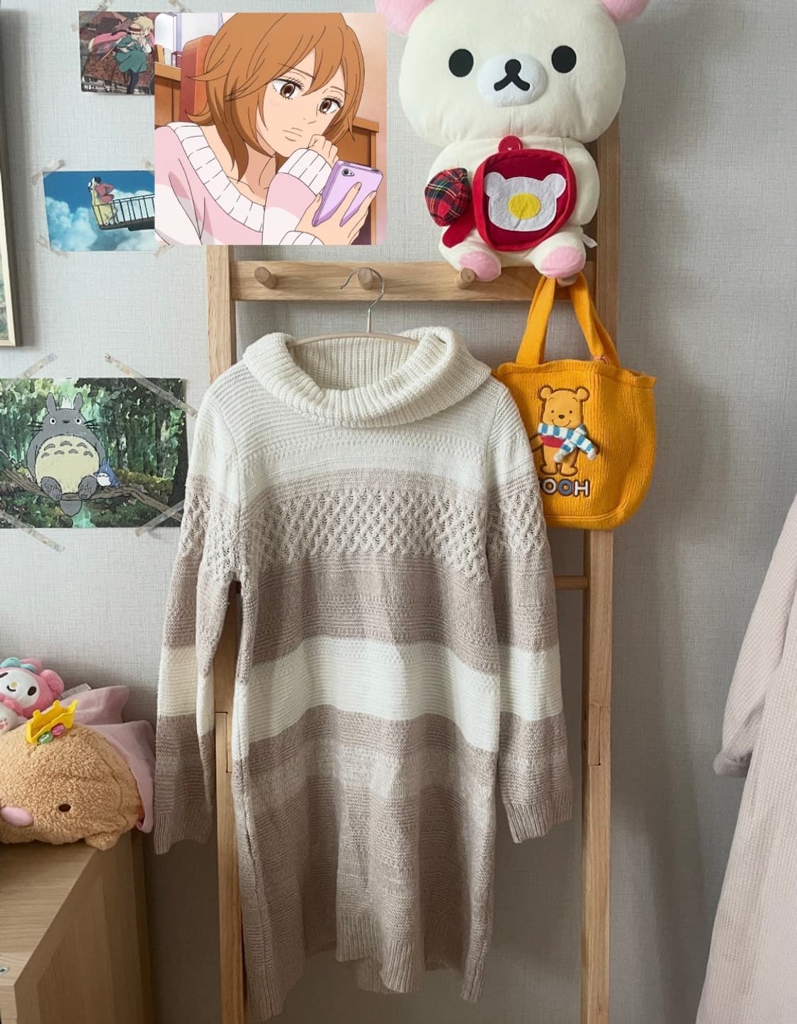 빈티지 갸루깔 야노 니트 원피스💗🤍✨ 상품이미지1