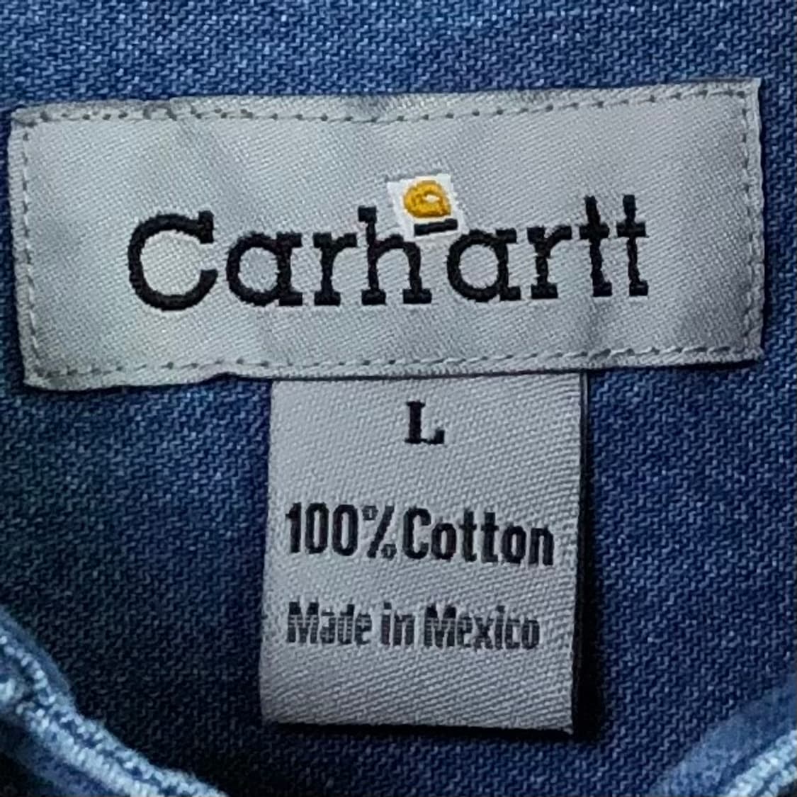 XL 칼하트 데님 셔츠 상품이미지3
