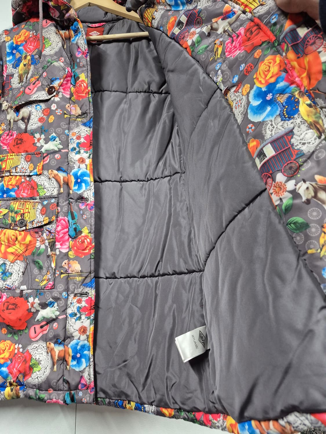 오일릴리 중다운 롱패딩  상품이미지3