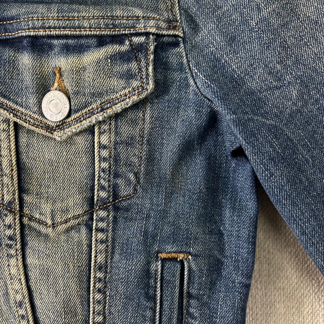 90 리바이스 크롭 데님자켓 상품이미지5