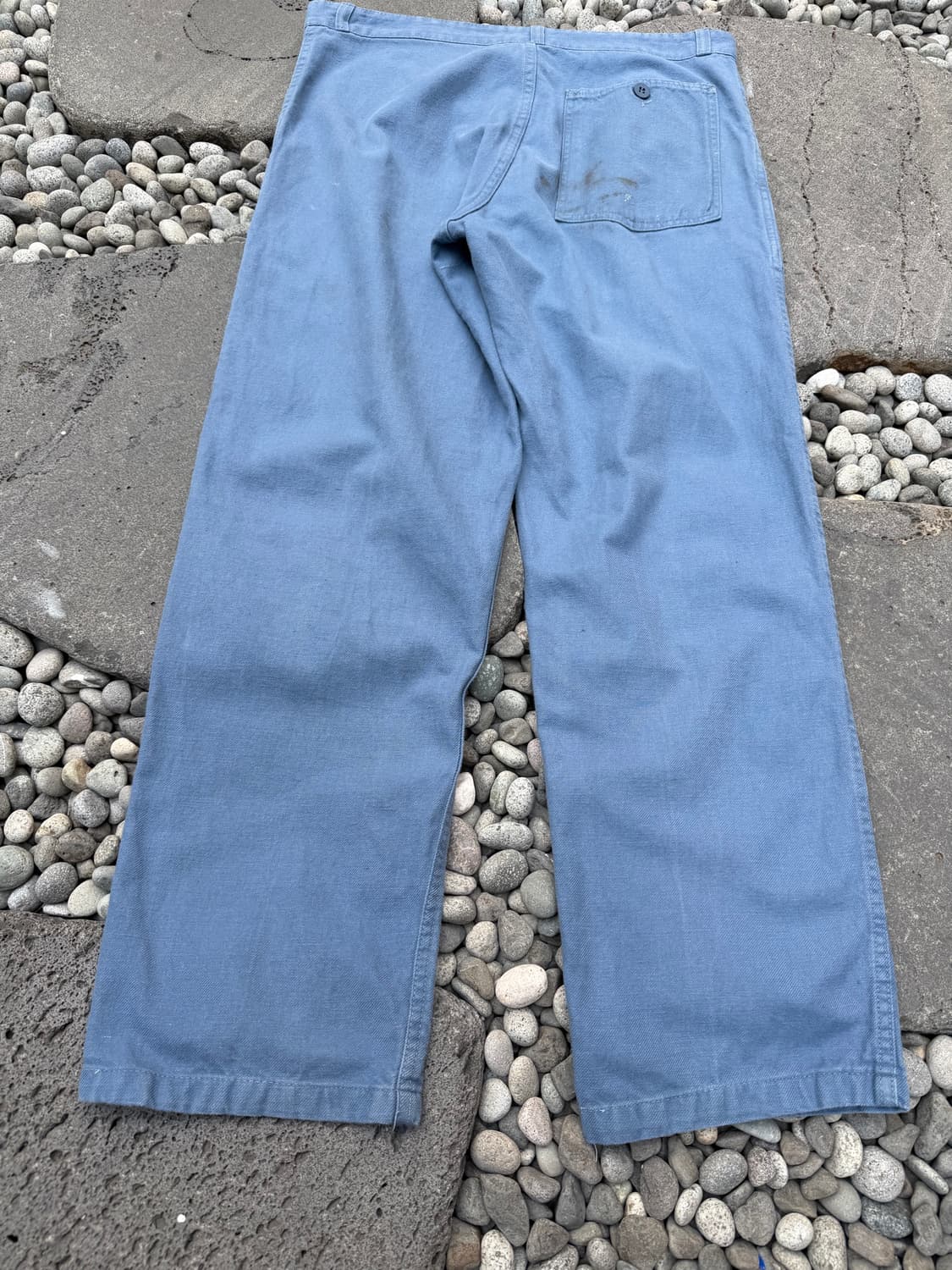 1960s DISTRESSED FADED FATIGUE 프렌치워크팬츠 상품이미지9