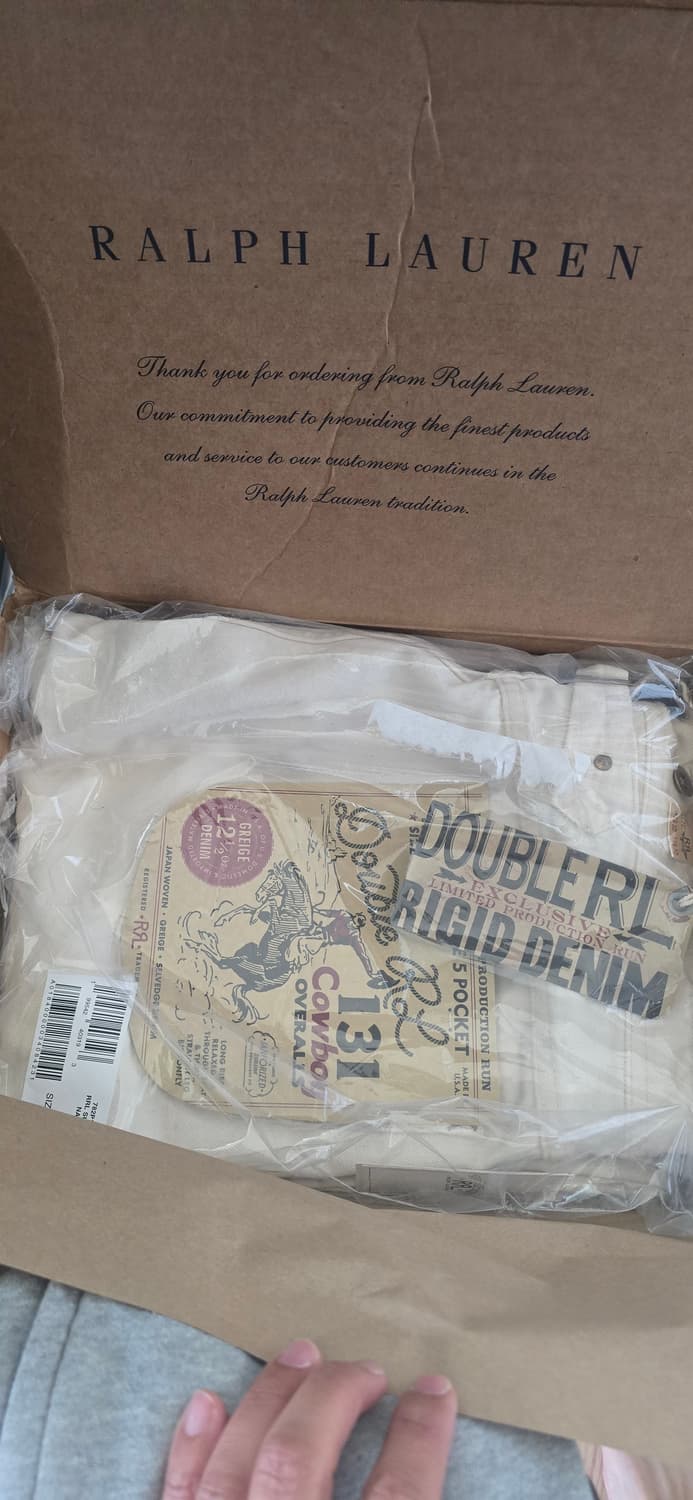 RRL 빈파포 리미티드 에크루진+ 그랜드폴스 32/32 상품이미지1