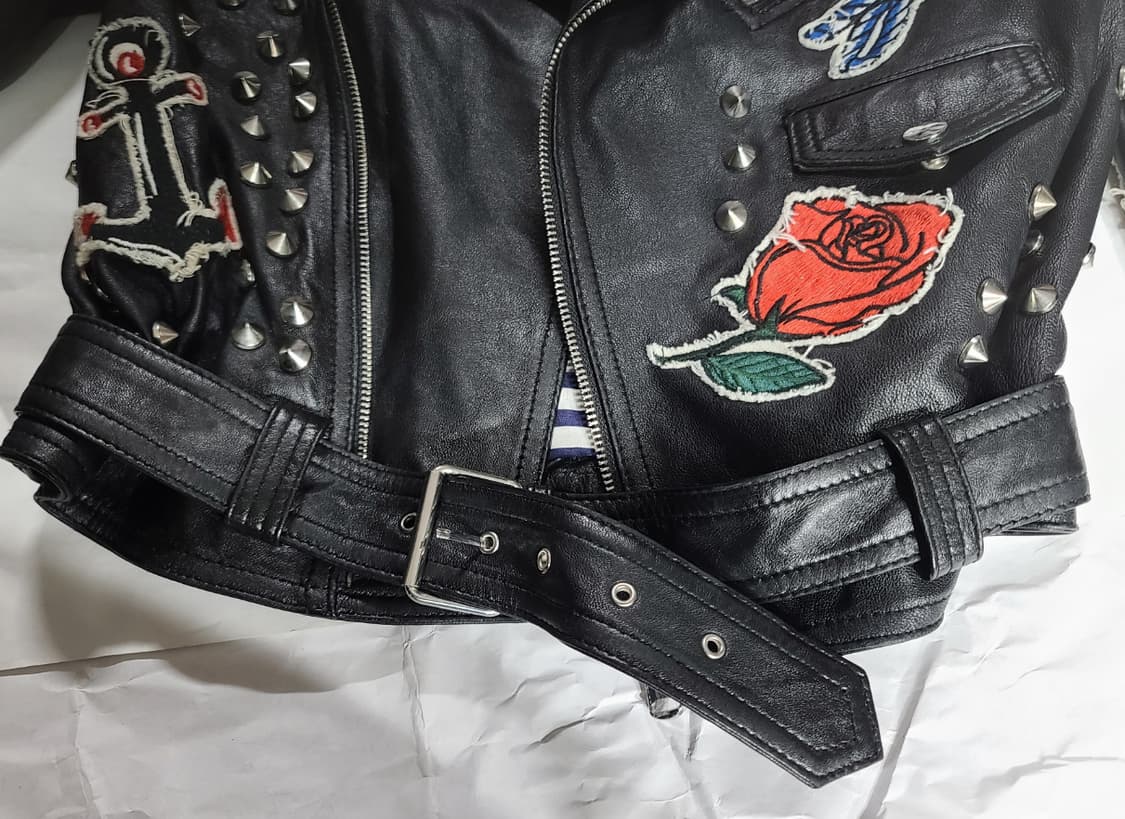 ZARA 여성 양가죽 라이더자켓 S사이즈 상품이미지5