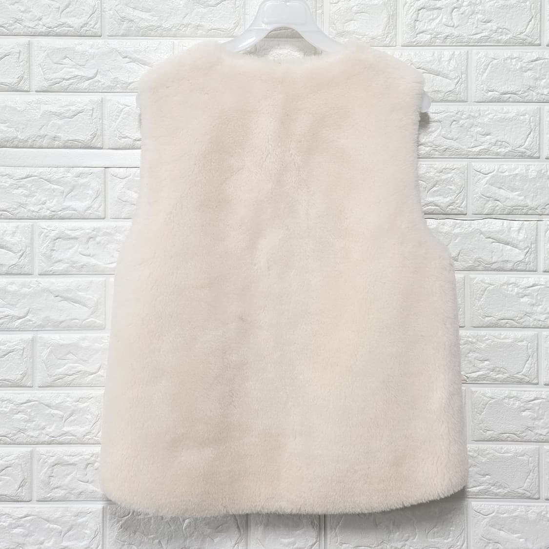 택포_ City Gee 양모 100% 무스탕 조끼 상품이미지4