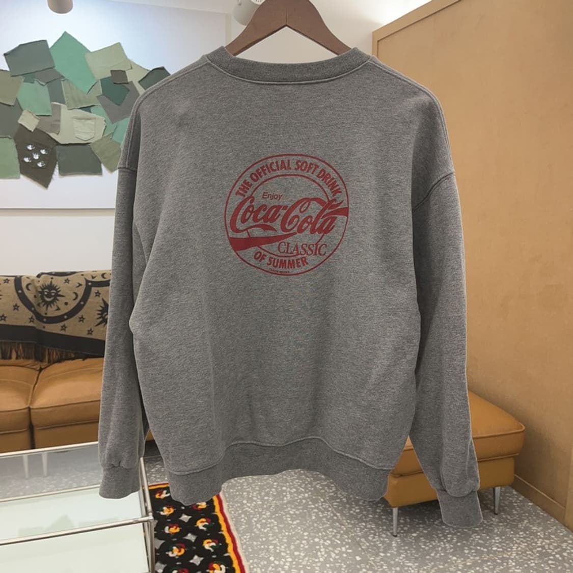 러셀 레트로 코카콜라 프린팅 맨투맨 스웻셔츠 M C07171 상품이미지4