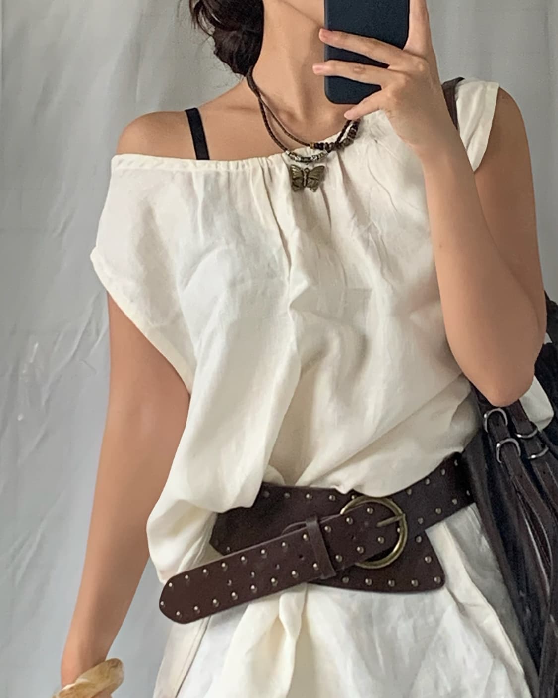 빈티지 패치스커트 코디세트 모리걸 상품이미지3