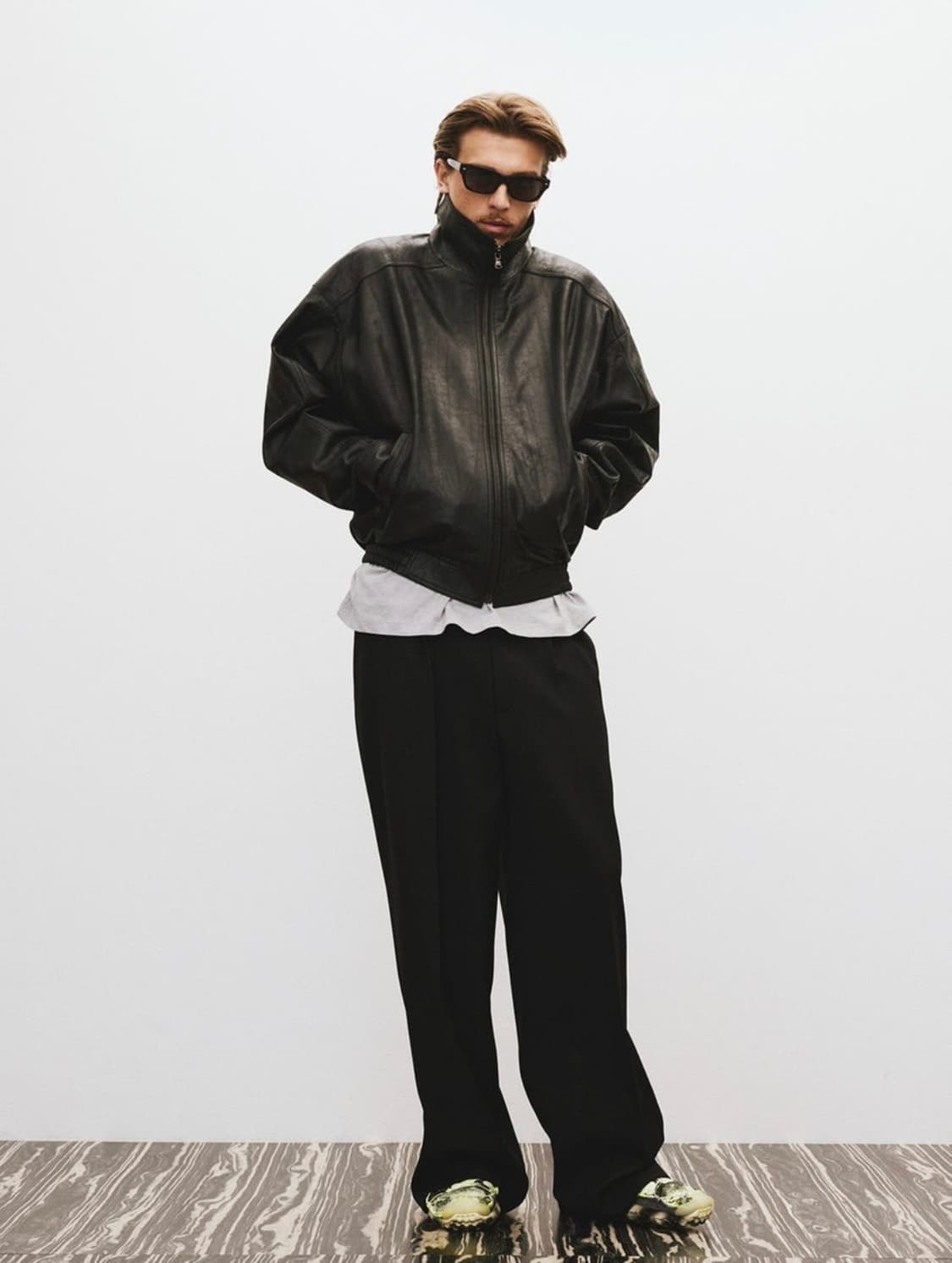 렉토 크랙이펙트 하이넥 레더 L 상품이미지1