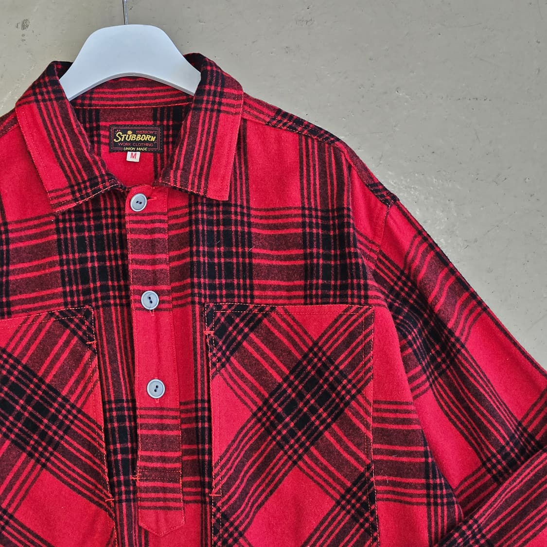 STUBBORN PHERROW'S 페로우즈 울 풀오버 셔츠 유니온메이드 상품이미지2