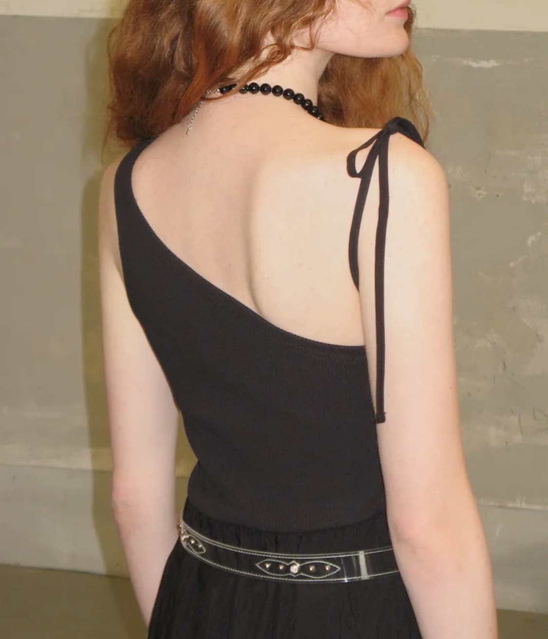 [diagonal] 다이애그널 스터드 벨트 stud clear belt 상품이미지4