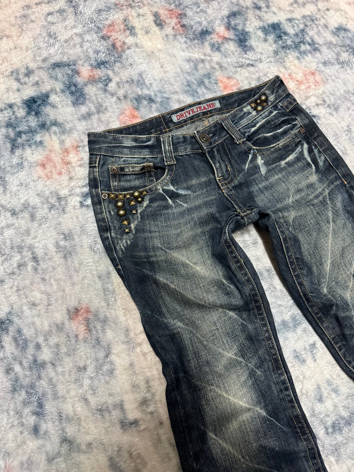 Drive jeans 00s stud washing boots cut d 상품이미지3