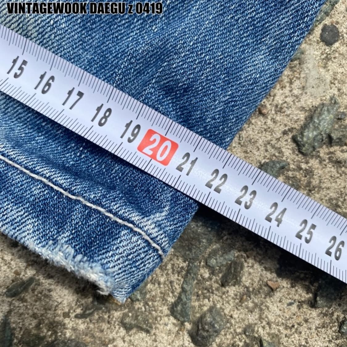 에비수 y2k 퍼펙트진 청바지 상품이미지8