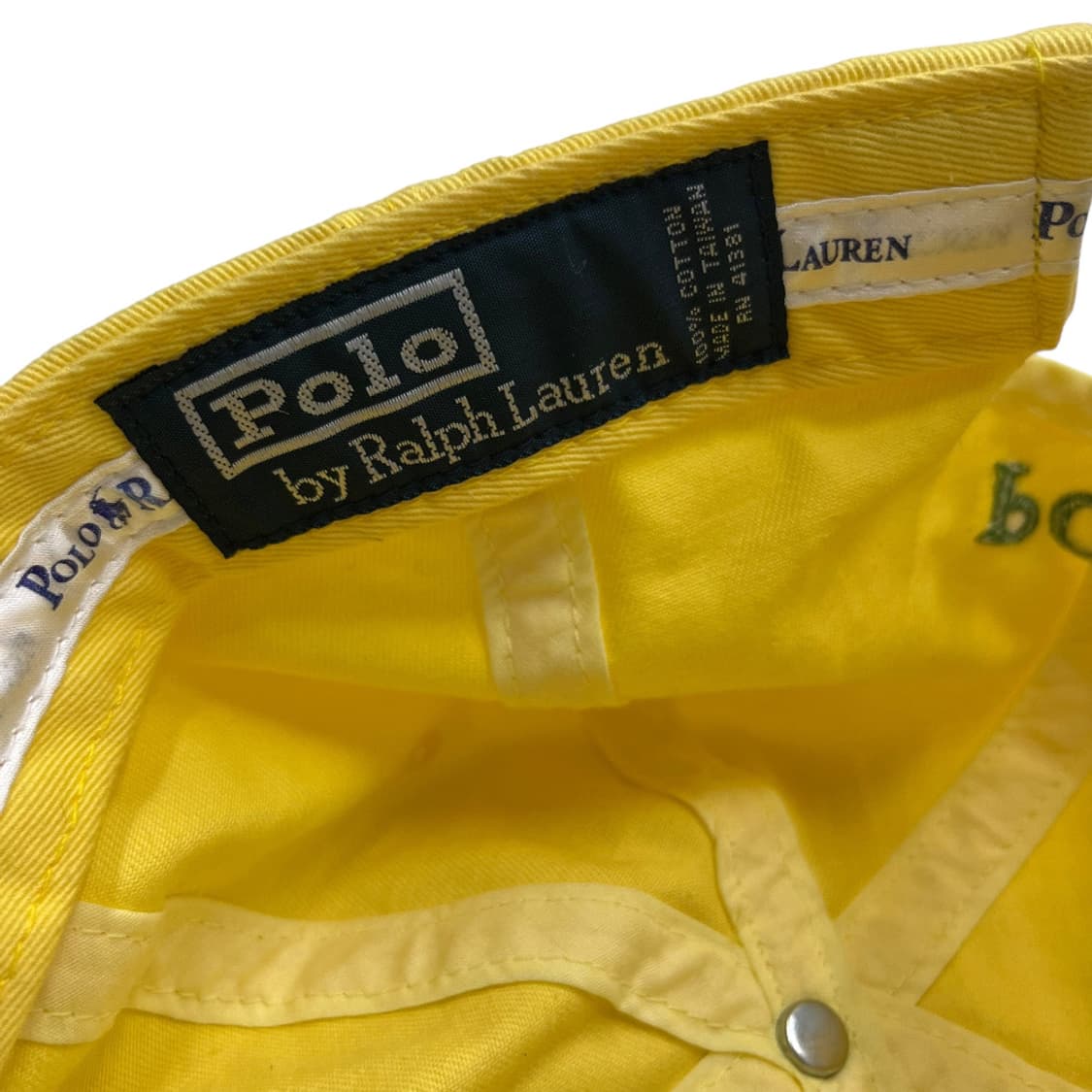 폴로 랄프로렌 그린포니 옐로우 볼캡 상품이미지8