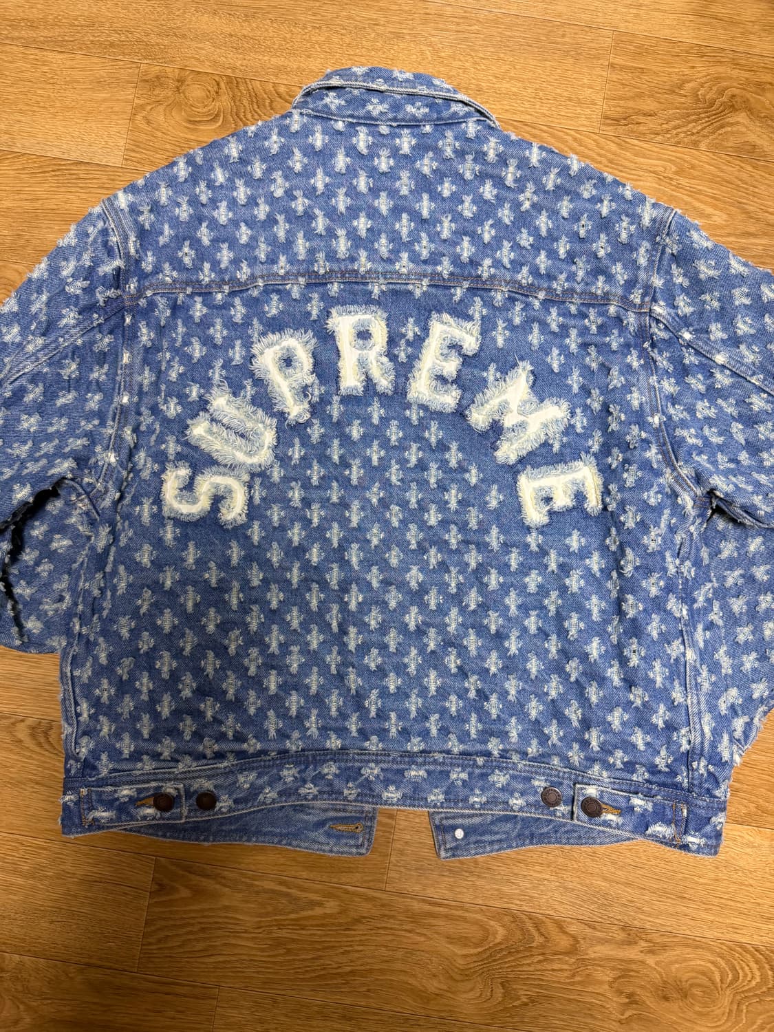 [M]슈프림 홀 펀치 데님 트러커 상품이미지2