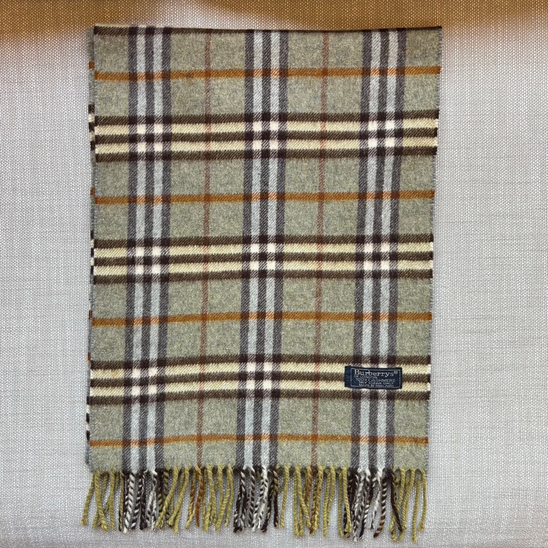 [정품] Burberrys 버버리 캐시미어 100% 노바체크 머플러 상품이미지2