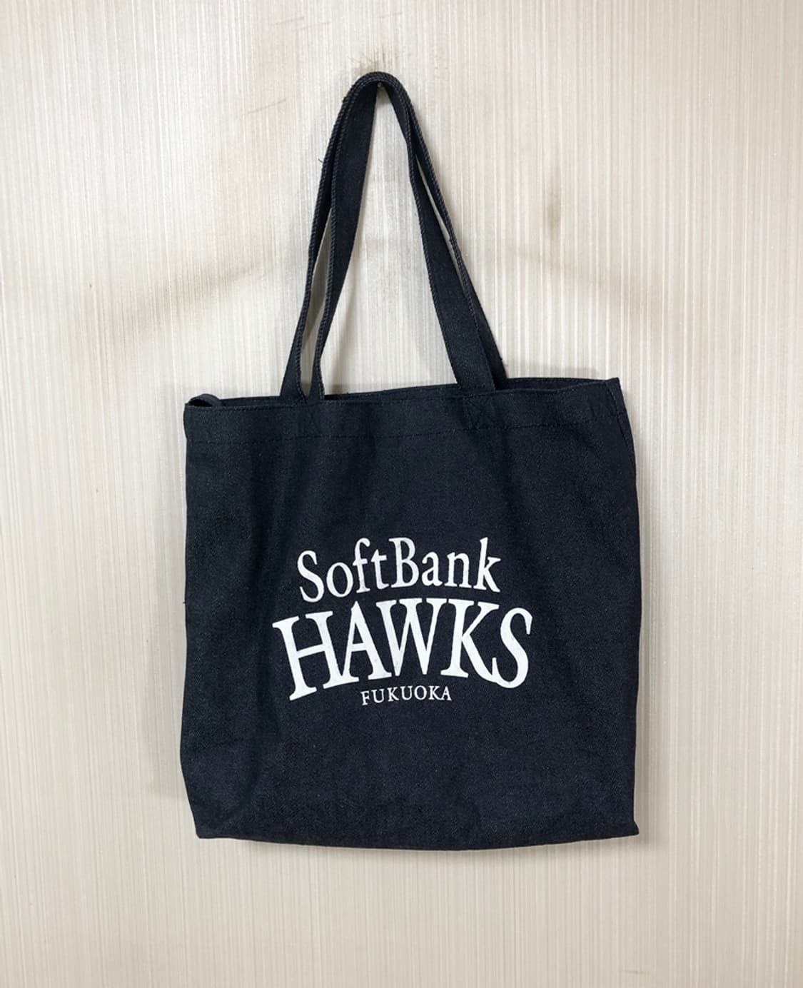 NPB 후쿠오카 소프트뱅크 호크스 데님에코백 상품이미지1