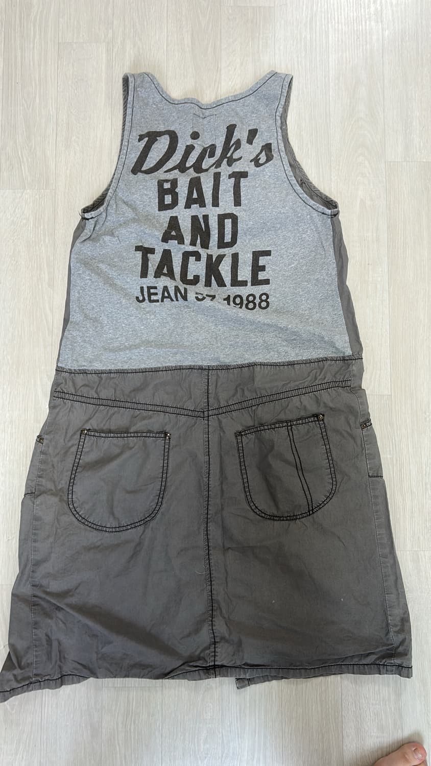 빈티지 레이어드 데님 나시 원피스 상품이미지2