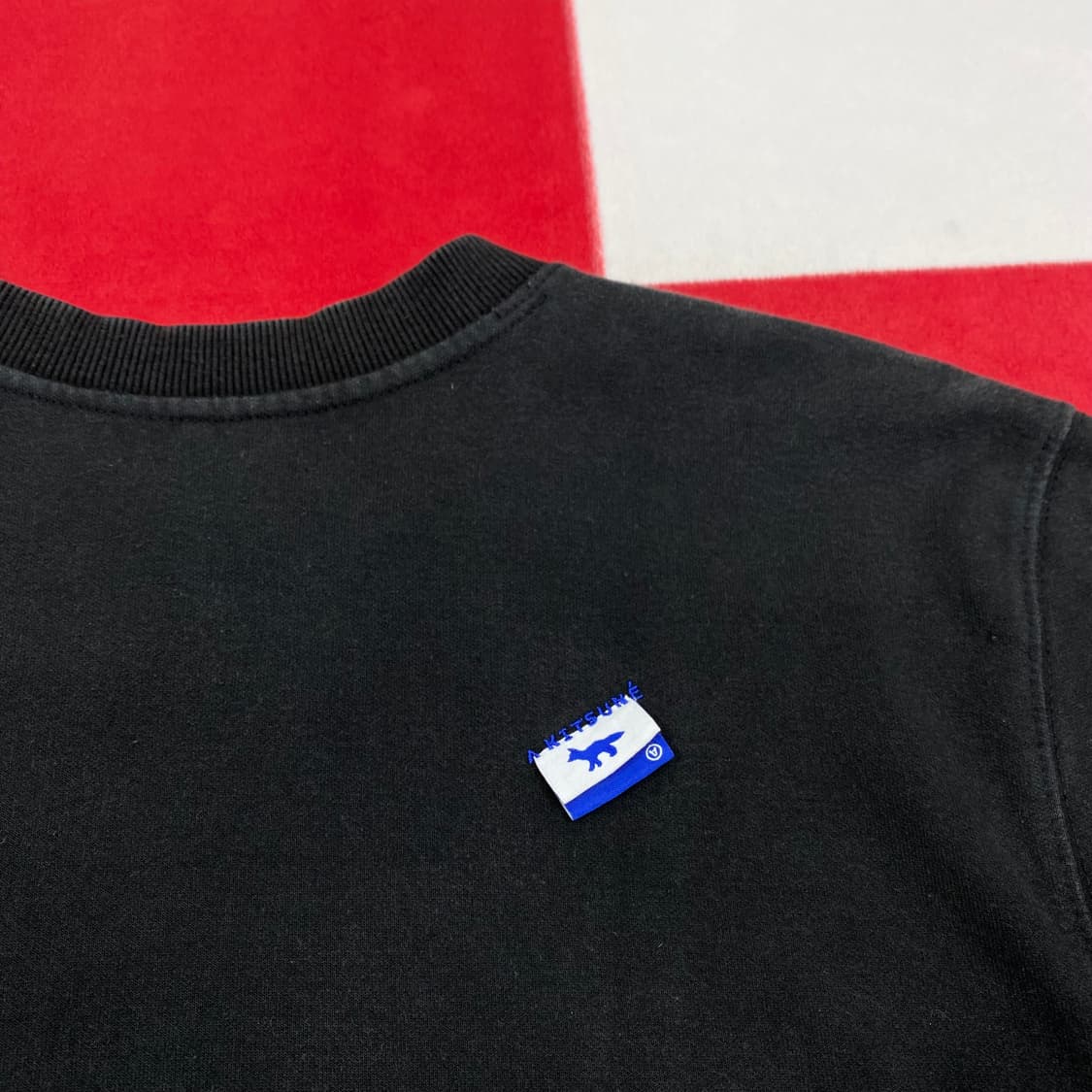 아더에러 메종키츠네 트리플폭스 맨투맨 1 실측M 상품이미지6