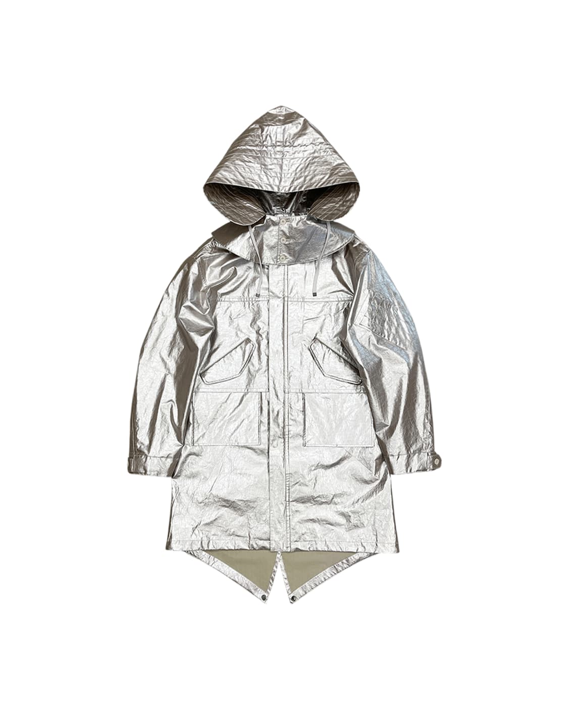 헬무트 랭 17SS 메탈릭 파카 & 하프 팬츠 셋업 상품이미지4