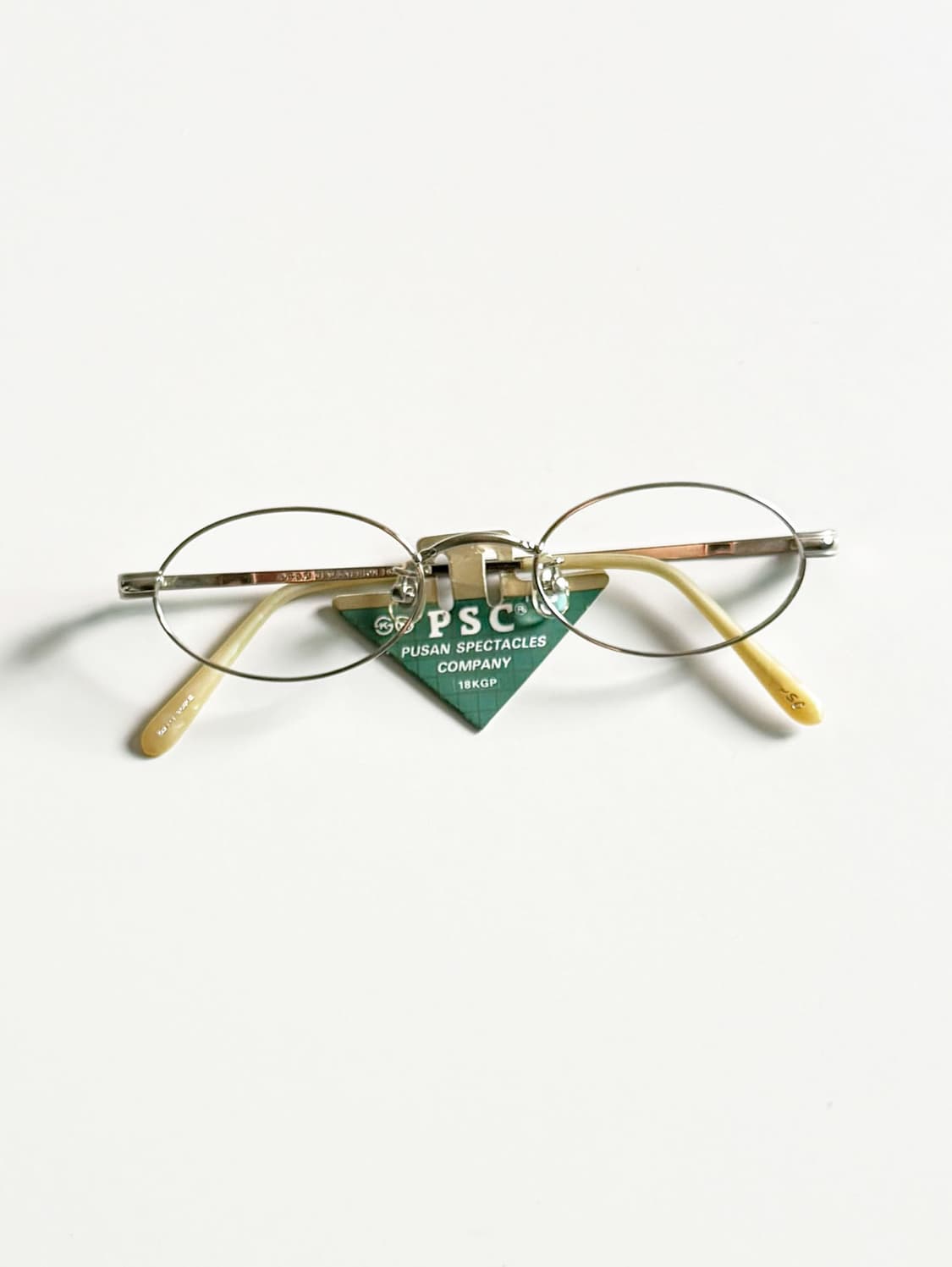 P.S.C FASHION 실버 슬림 오벌 프레임 빈티지 안경 상품이미지2