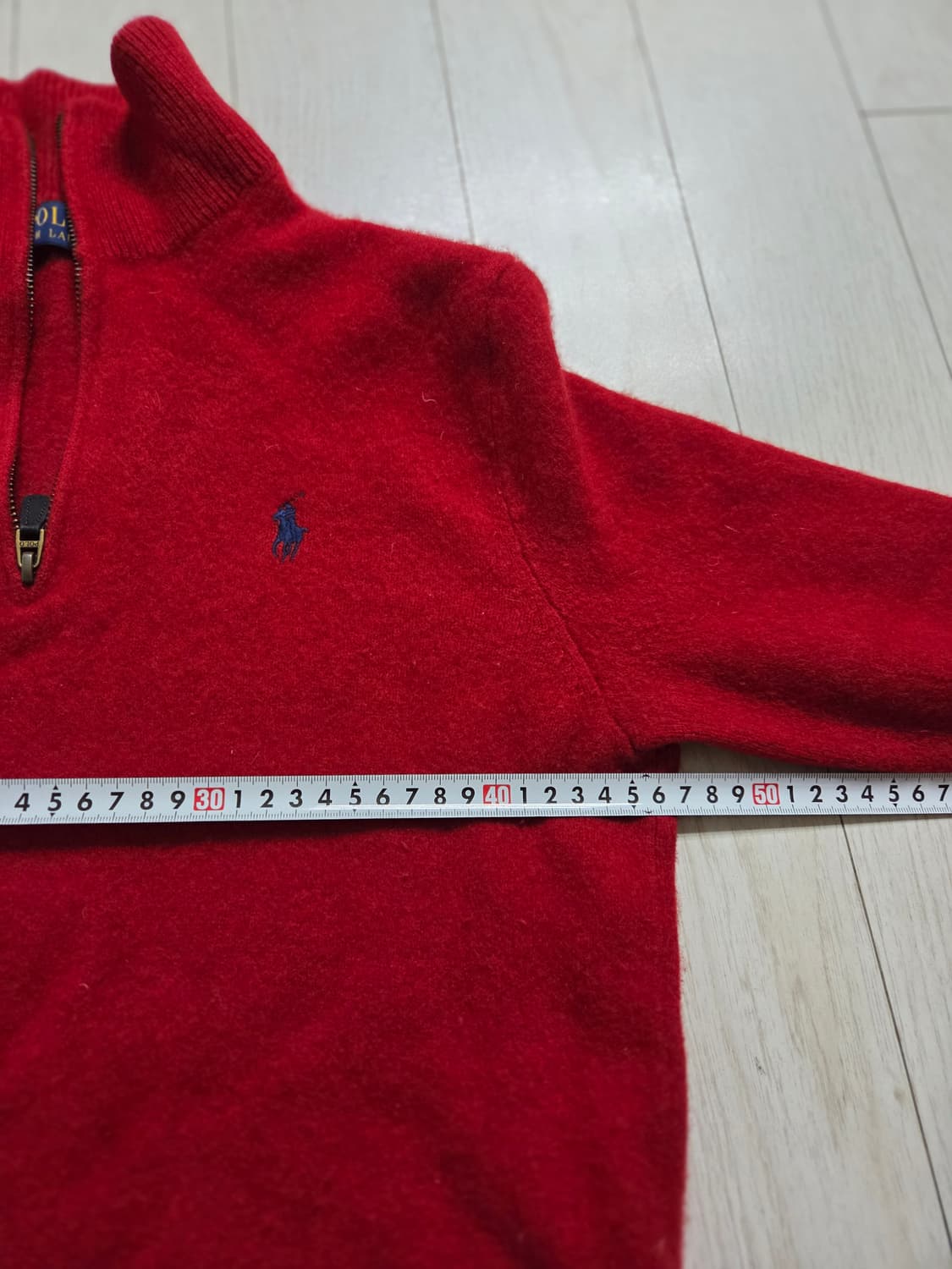 폴로랄프로렌 하프집업 울캐시미어 100%  55~66 상품이미지6