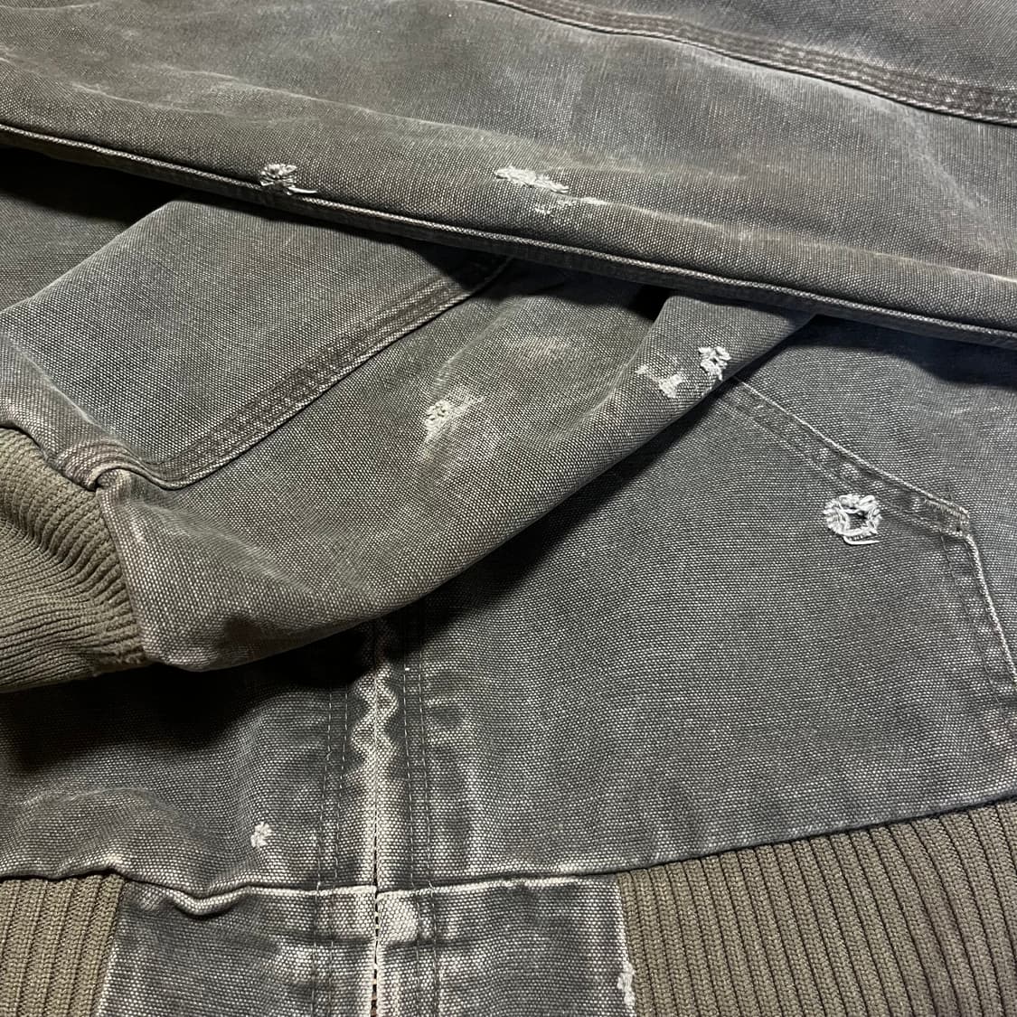 [M] 00s 빈티지 칼하트 J130 액티브 자켓 MOS 상품이미지6