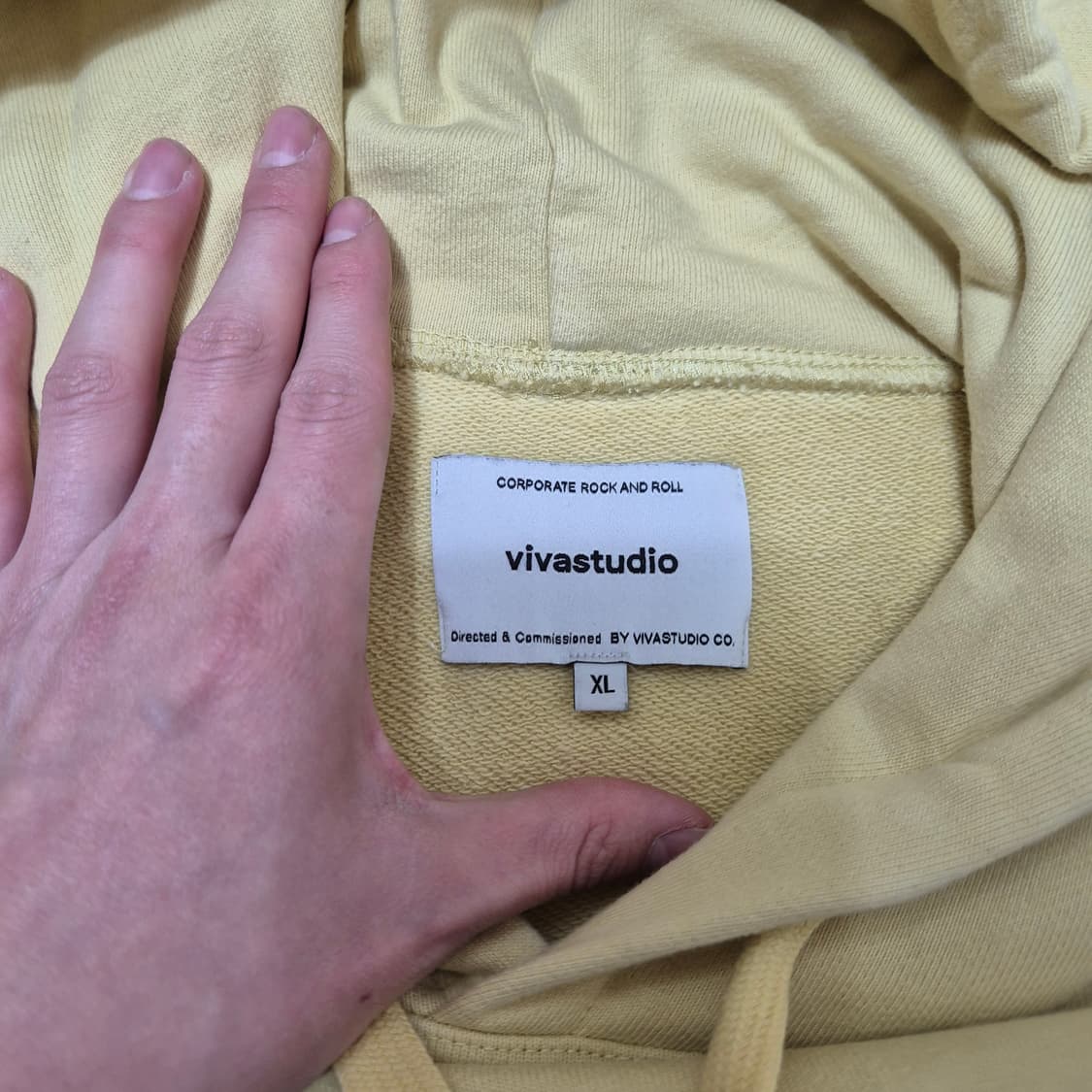 비바스튜디오 오리지널 로고 후드티 XL(105) 상품이미지5