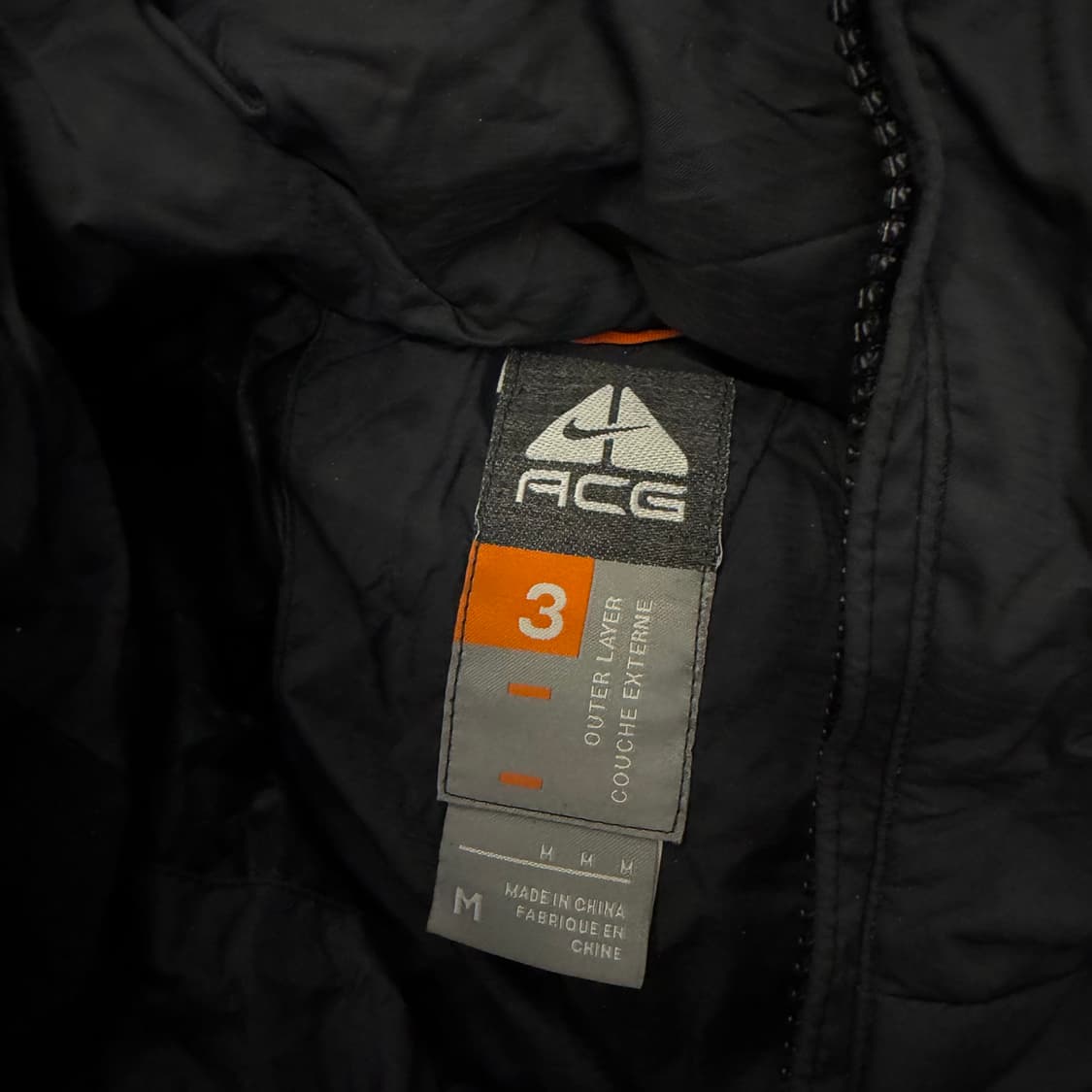 [ 정품/M,100 ] 나이키 ACG 블랙 구스다운 패딩 자켓 상품이미지5