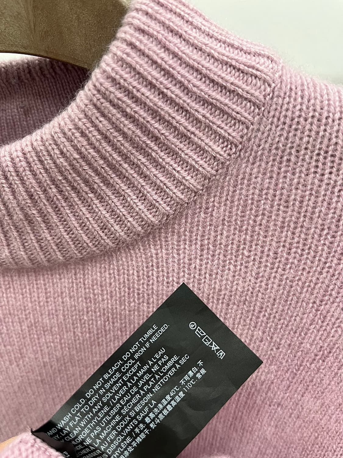 여)  띠어리 캐시미어100% 모크넥 니트  상품이미지7