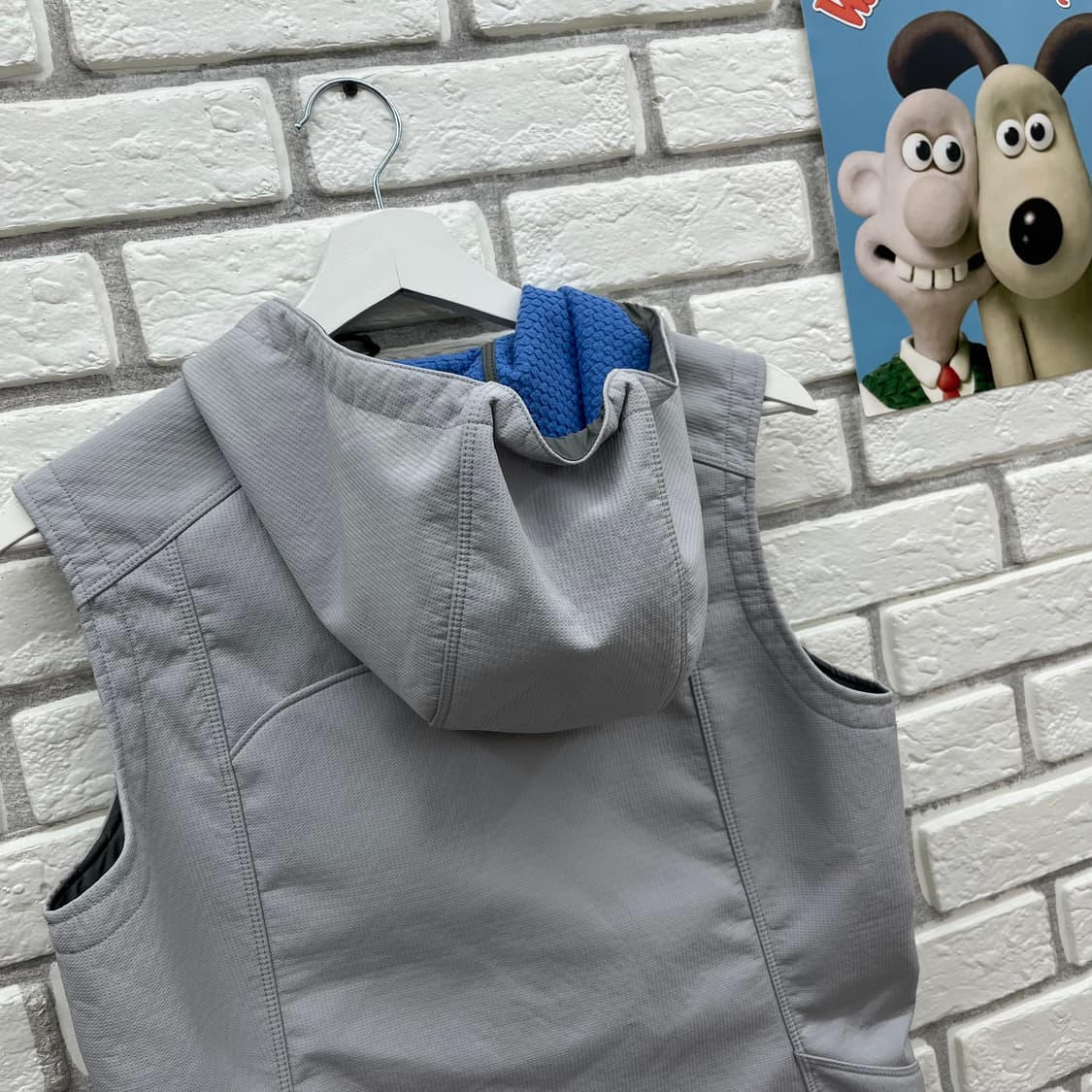 노스페이스 여성 후드 조끼 그레이-90 상품이미지6